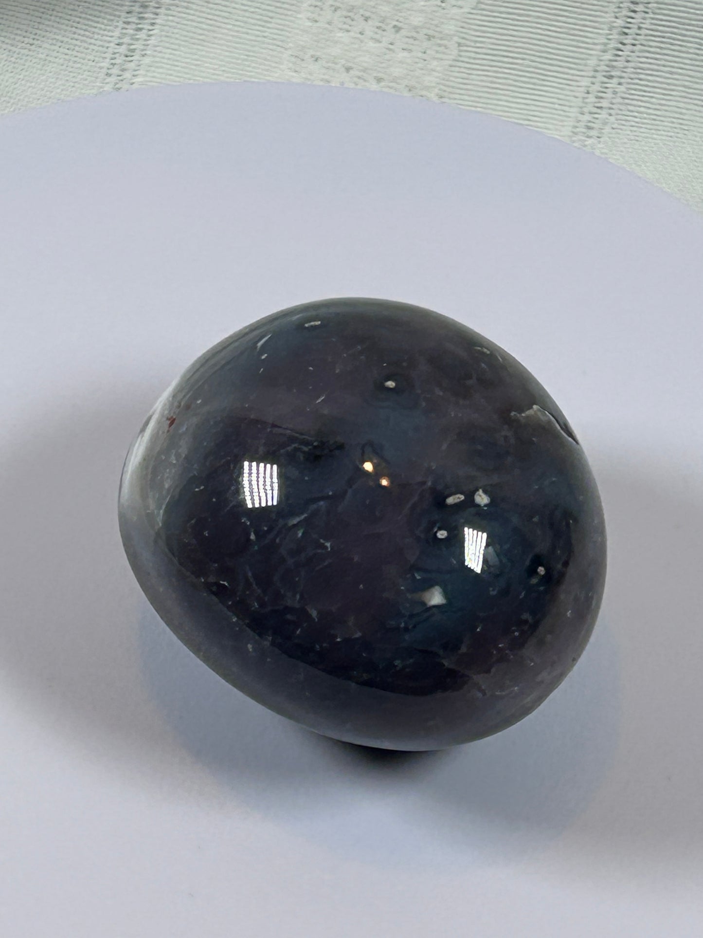 (#130) - AGATE PALM STONE POLISHED - NEW