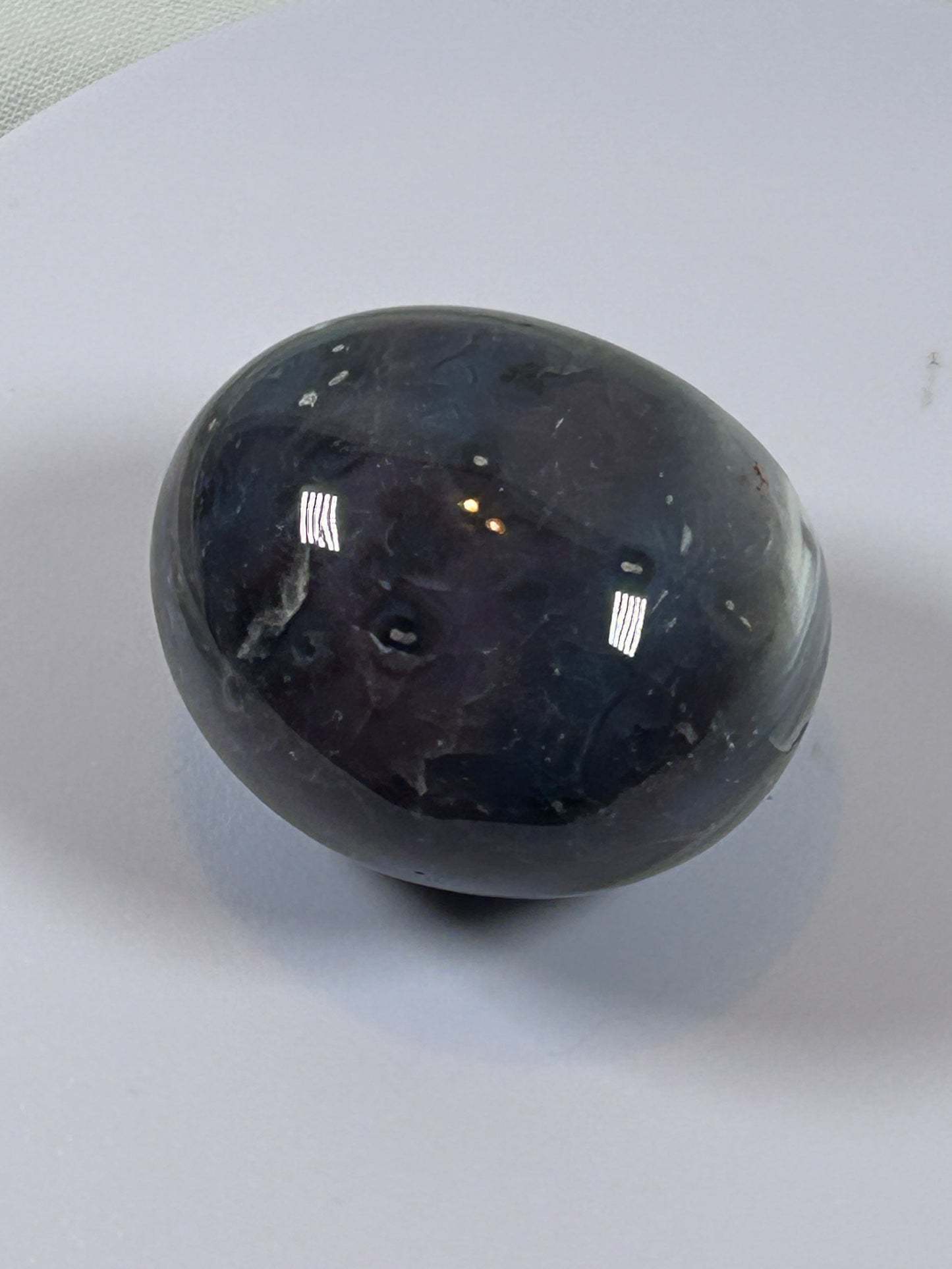 (#130) - AGATE PALM STONE POLISHED - NEW