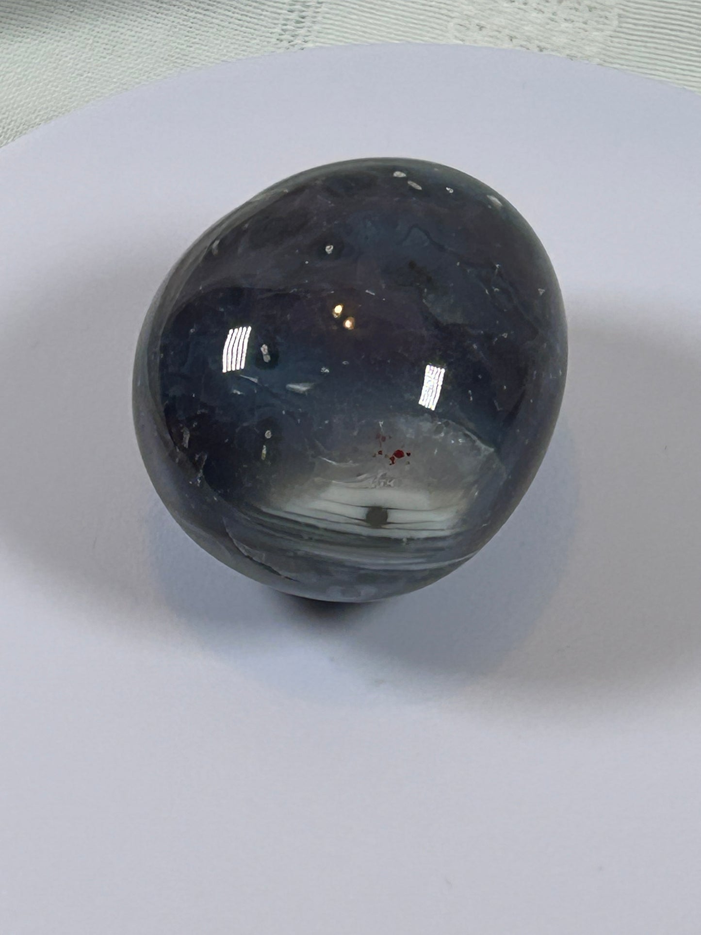 (#130) - AGATE PALM STONE POLISHED - NEW