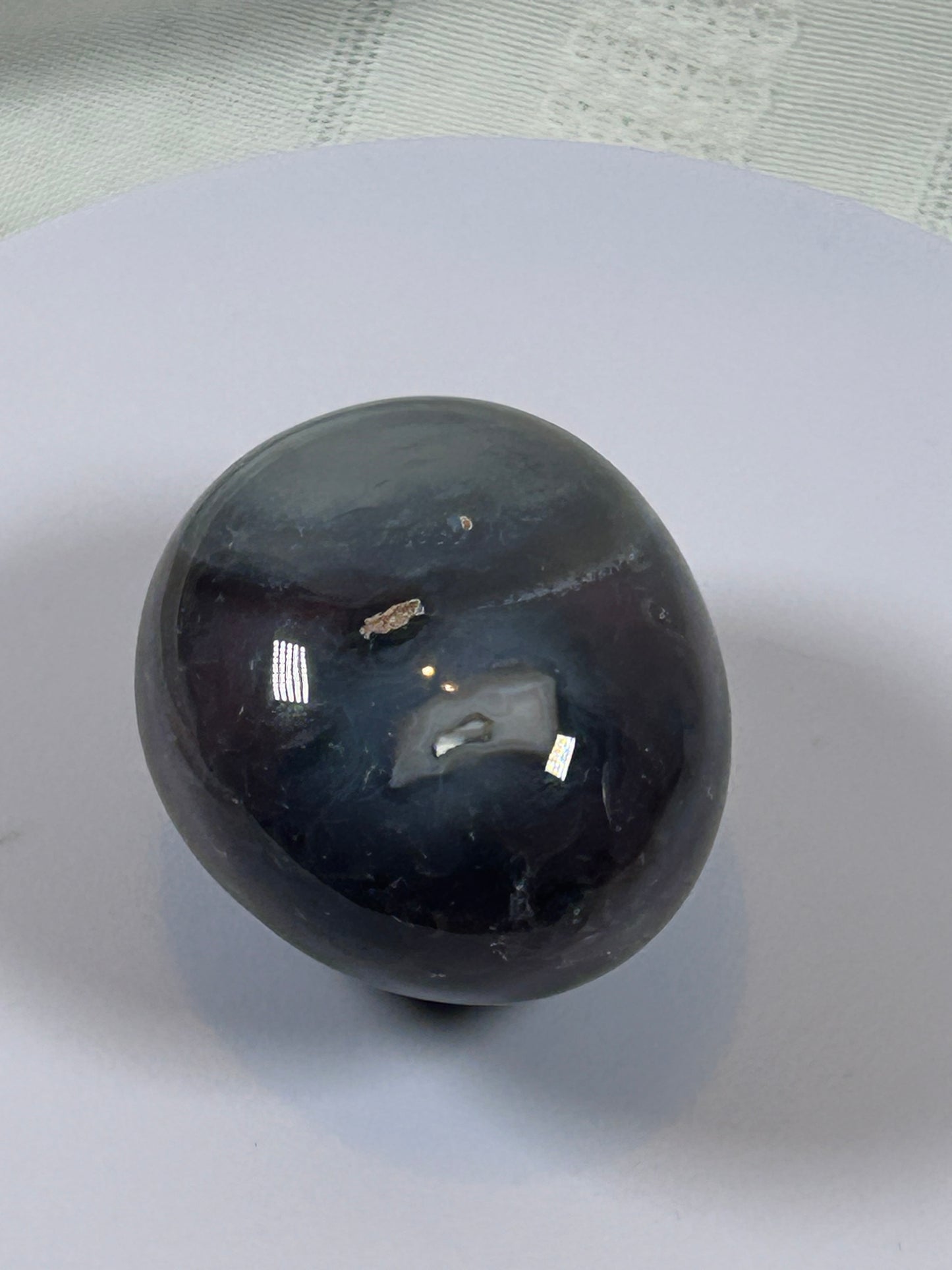 (#130) - AGATE PALM STONE POLISHED - NEW