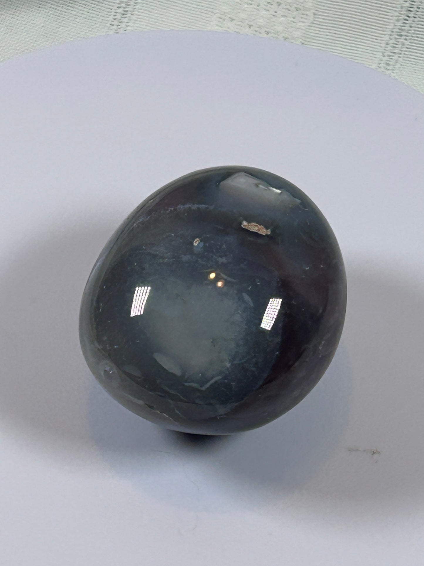 (#130) - AGATE PALM STONE POLISHED - NEW