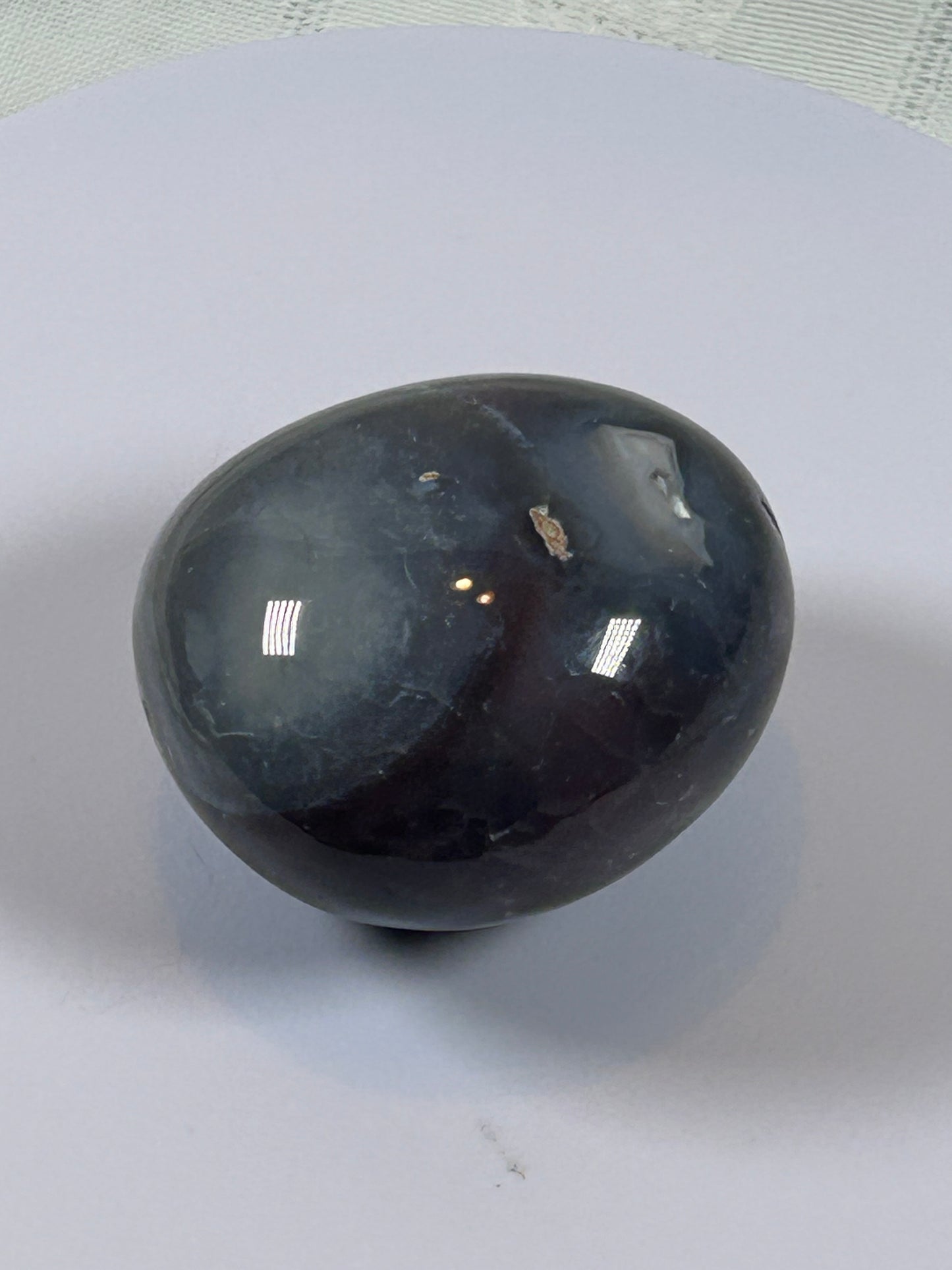 (#130) - AGATE PALM STONE POLISHED - NEW