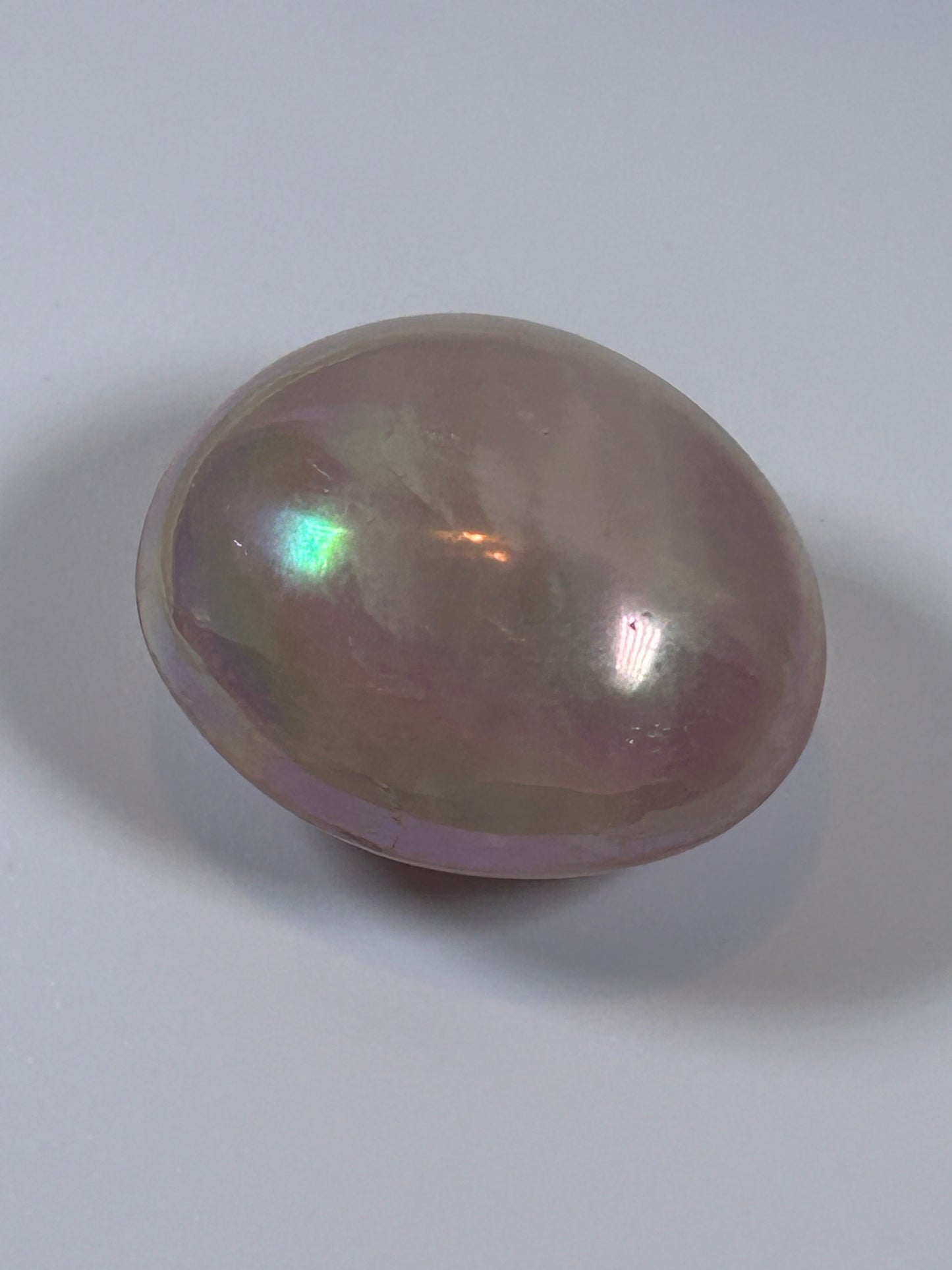 (#131) - ANGEL AURA QUARTZ PALM STONE POLISHED - NEW