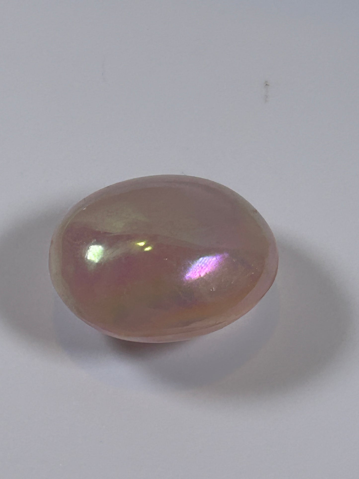 (#133) - ANGEL AURA QUARTZ PALM STONE POLISHED - NEW
