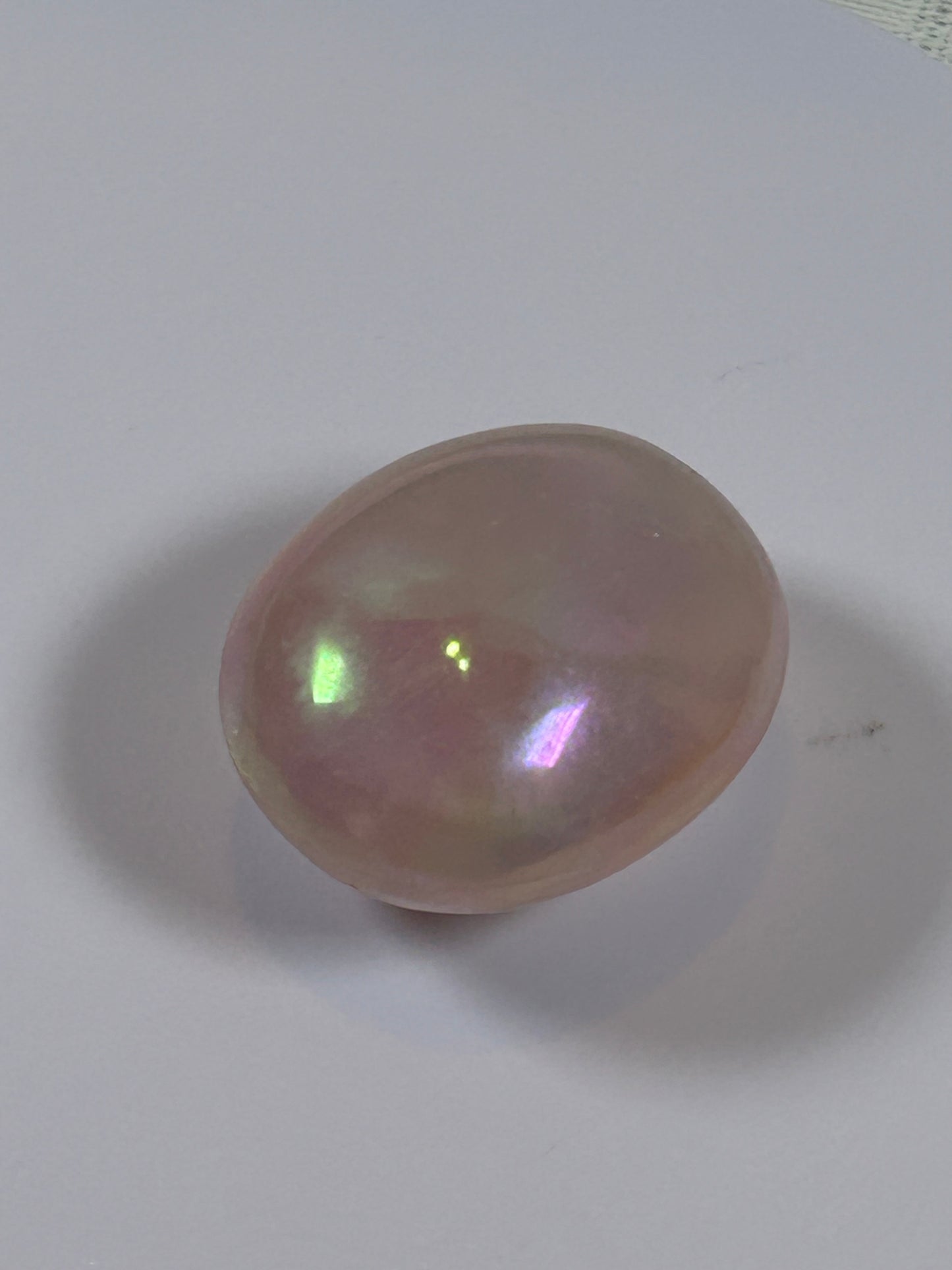 (#133) - ANGEL AURA QUARTZ PALM STONE POLISHED - NEW