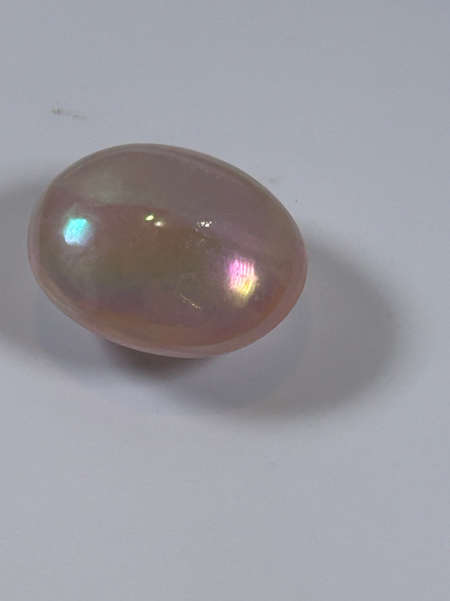 (#133) - ANGEL AURA QUARTZ PALM STONE POLISHED - NEW