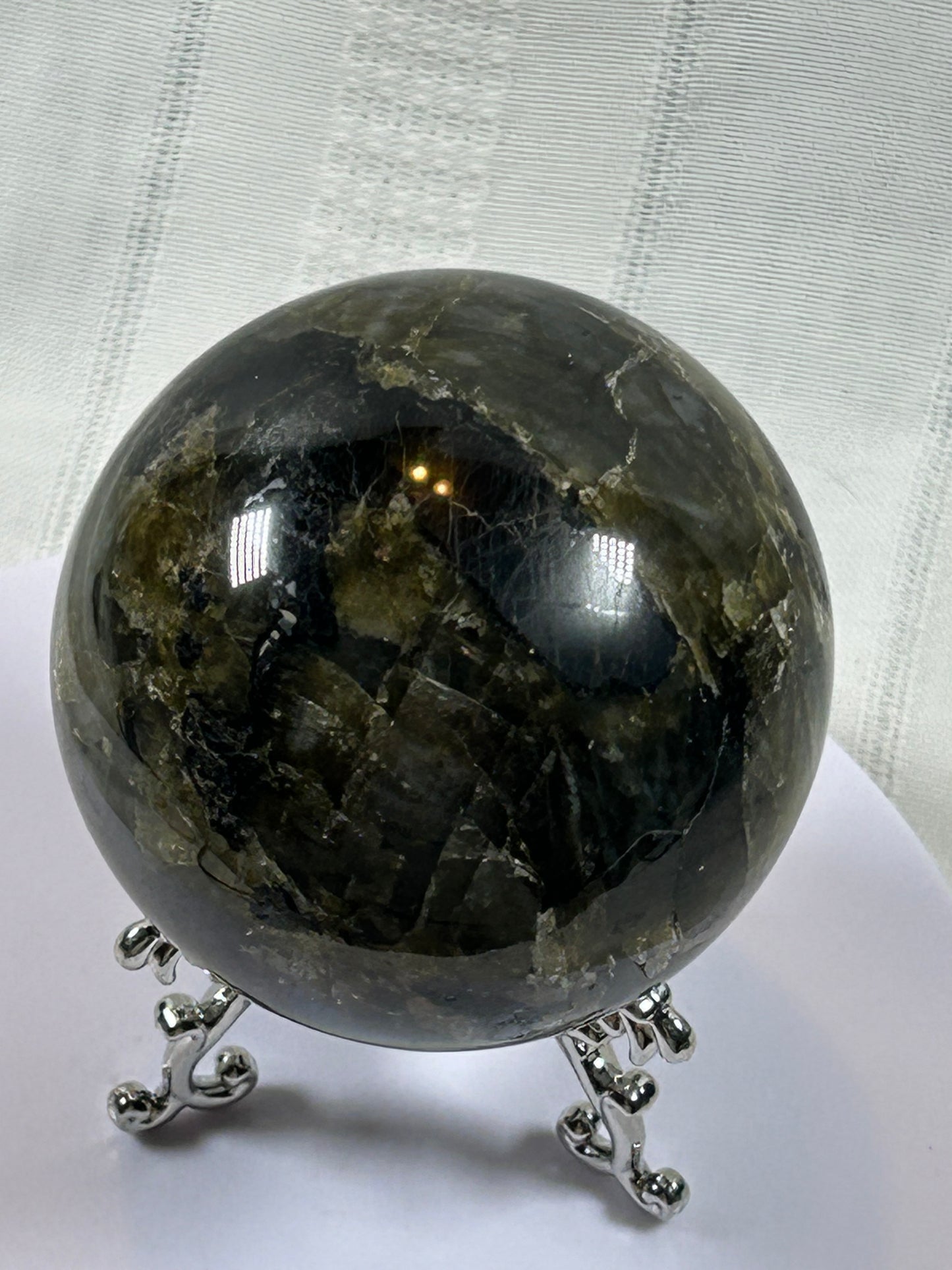 (#158) - LABRADORITE SPHERE POLISHED - NEW