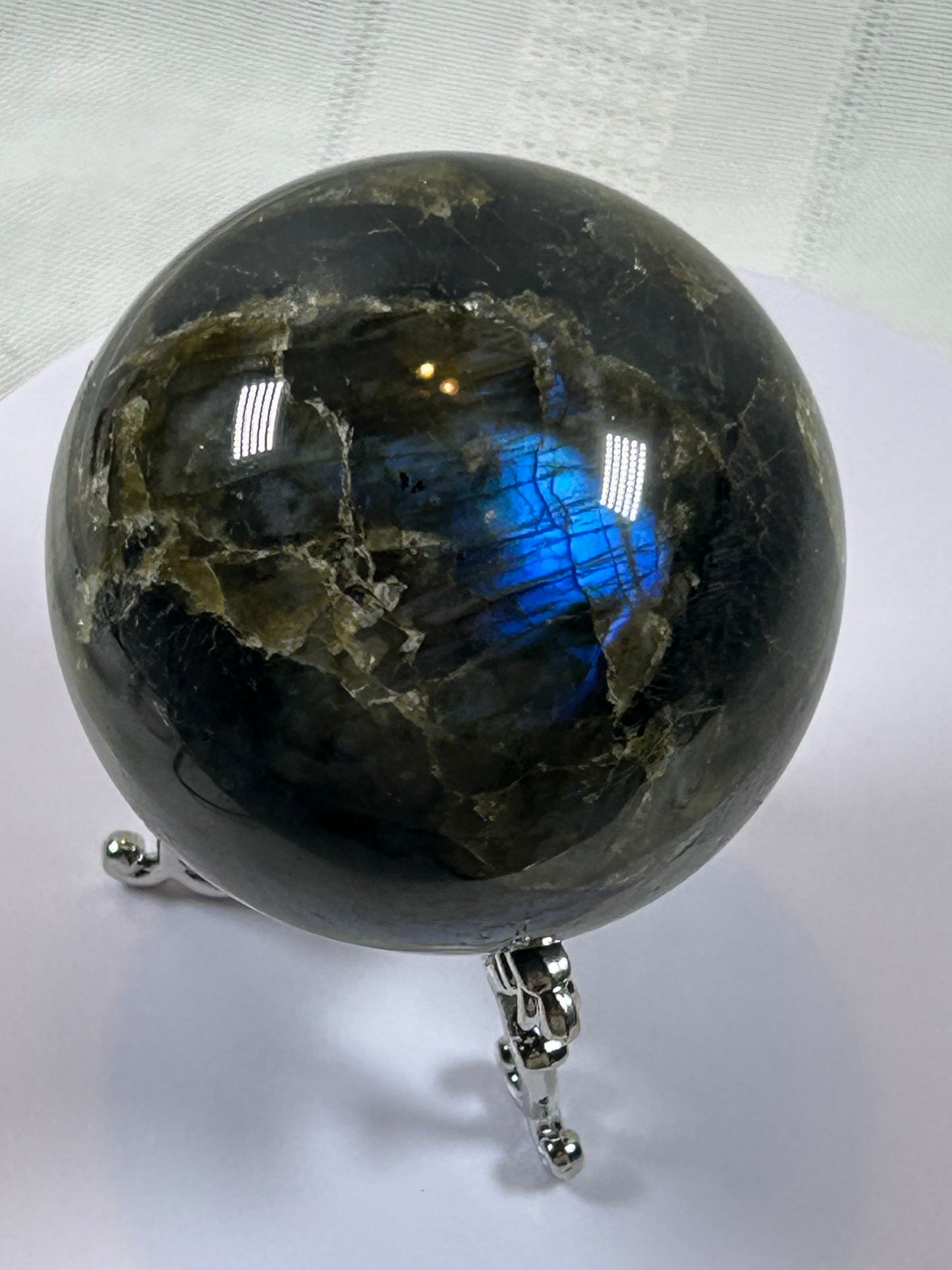 (#158) - LABRADORITE SPHERE POLISHED - NEW