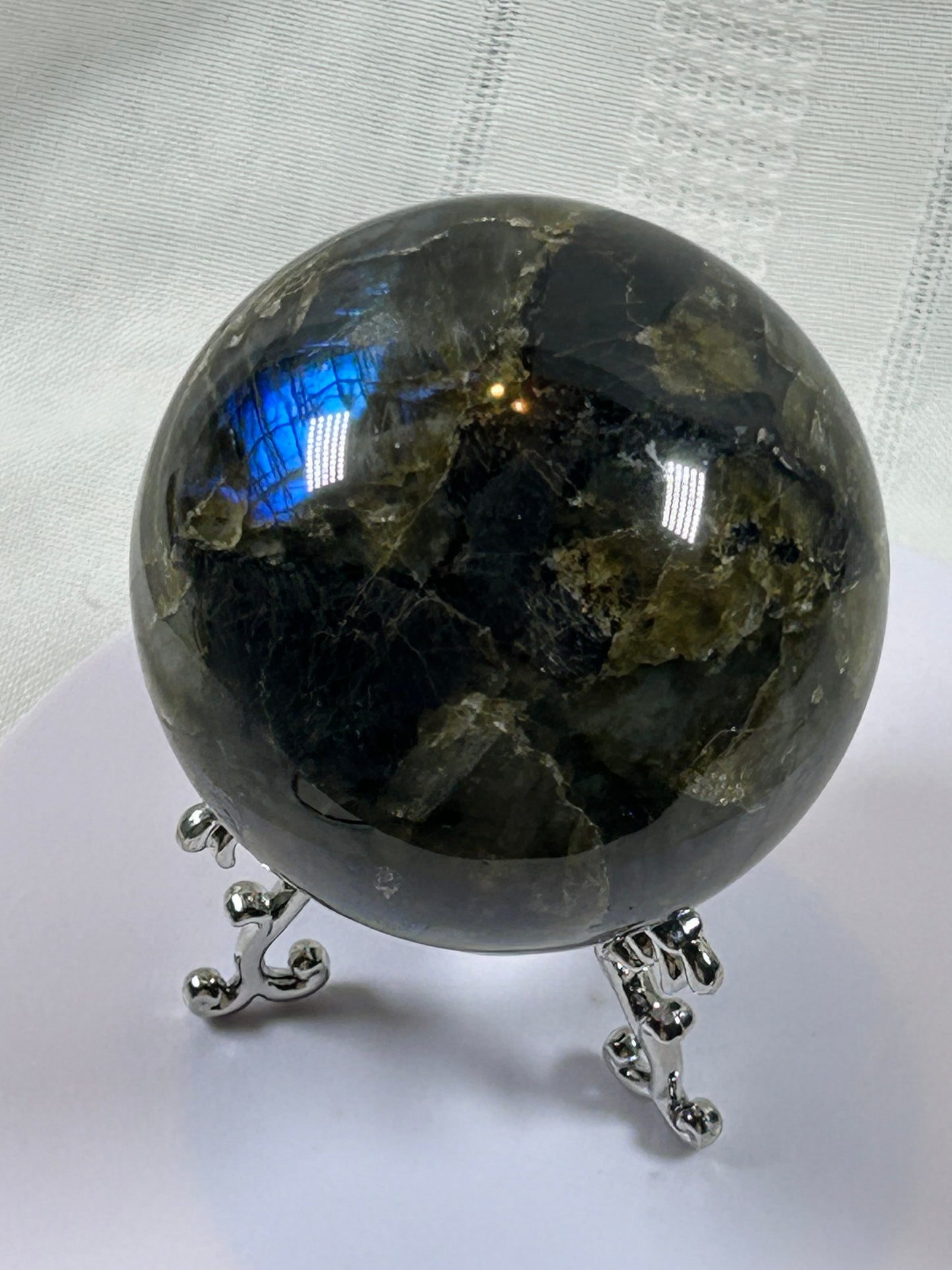 (#158) - LABRADORITE SPHERE POLISHED - NEW