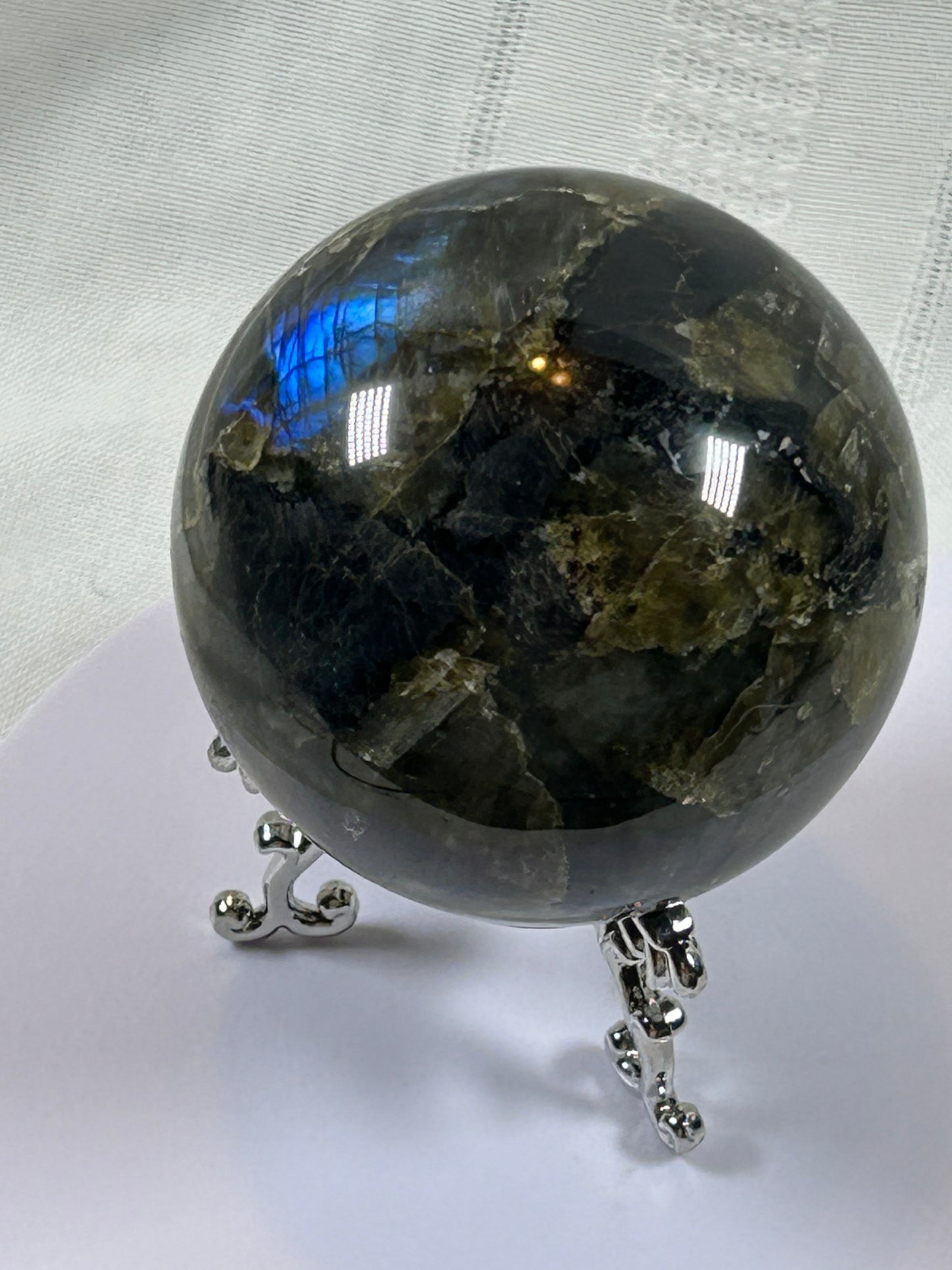 (#158) - LABRADORITE SPHERE POLISHED - NEW