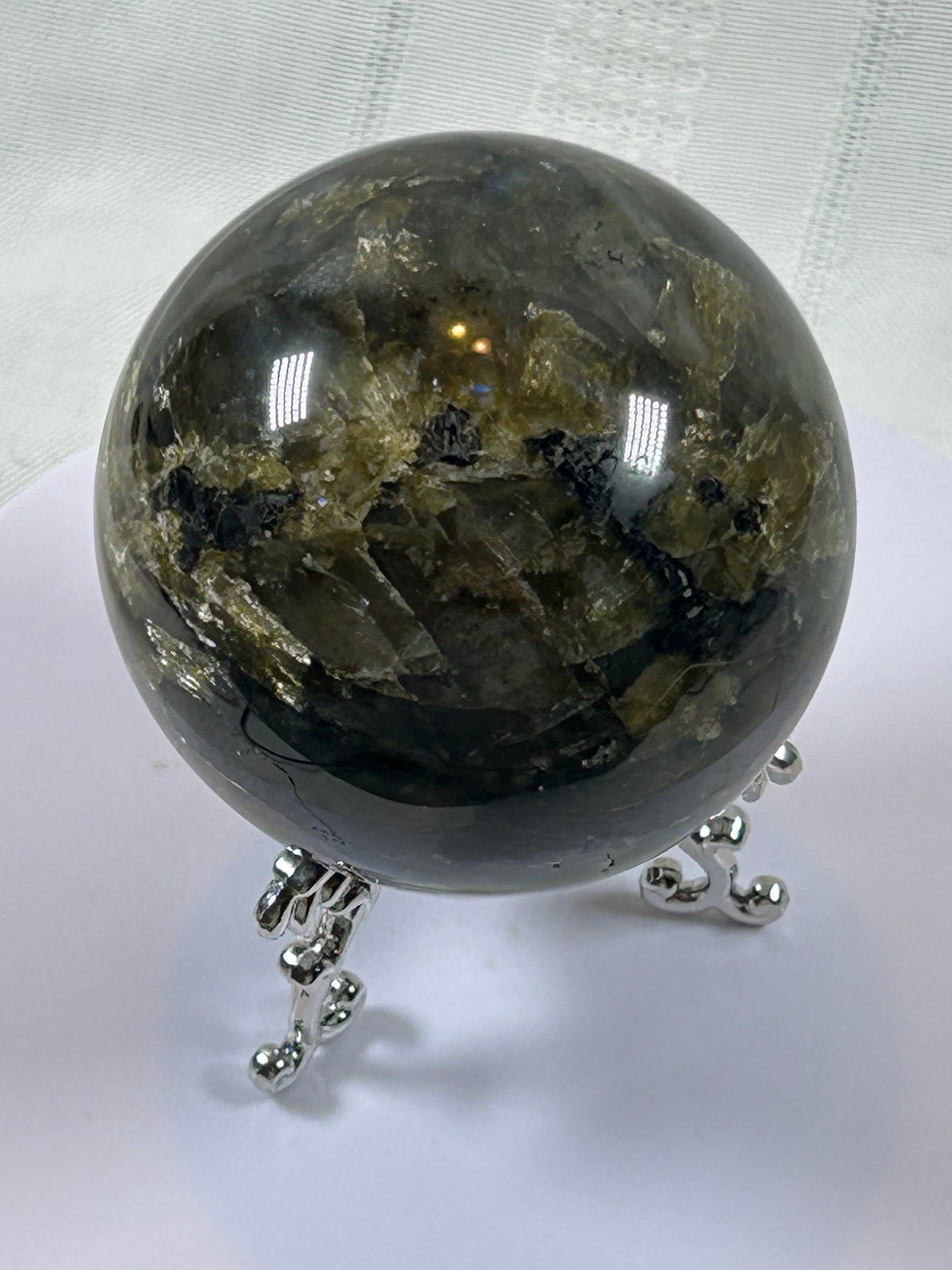 (#158) - LABRADORITE SPHERE POLISHED - NEW
