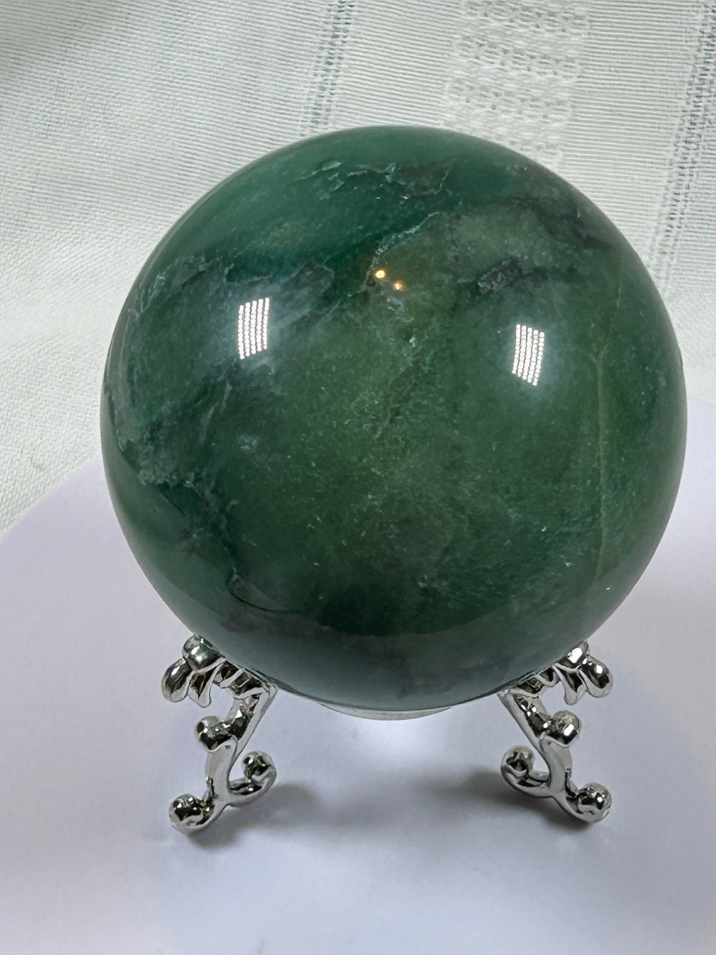 (#159) - GREEN AVENTURINE SPHERE POLISHED - NEW