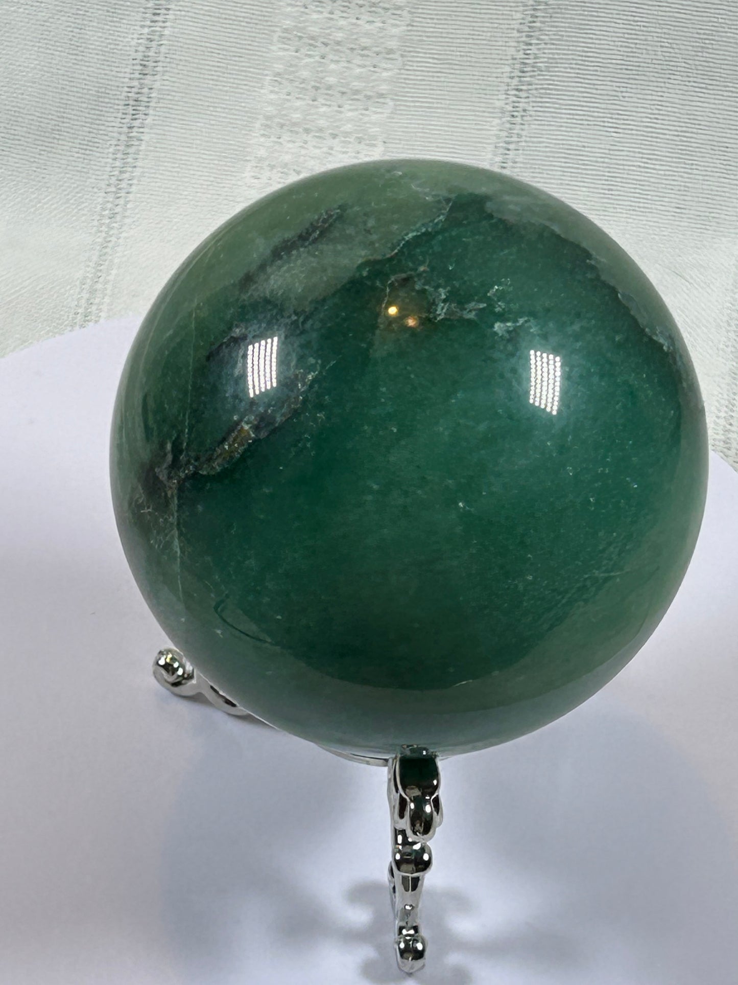 (#159) - GREEN AVENTURINE SPHERE POLISHED - NEW