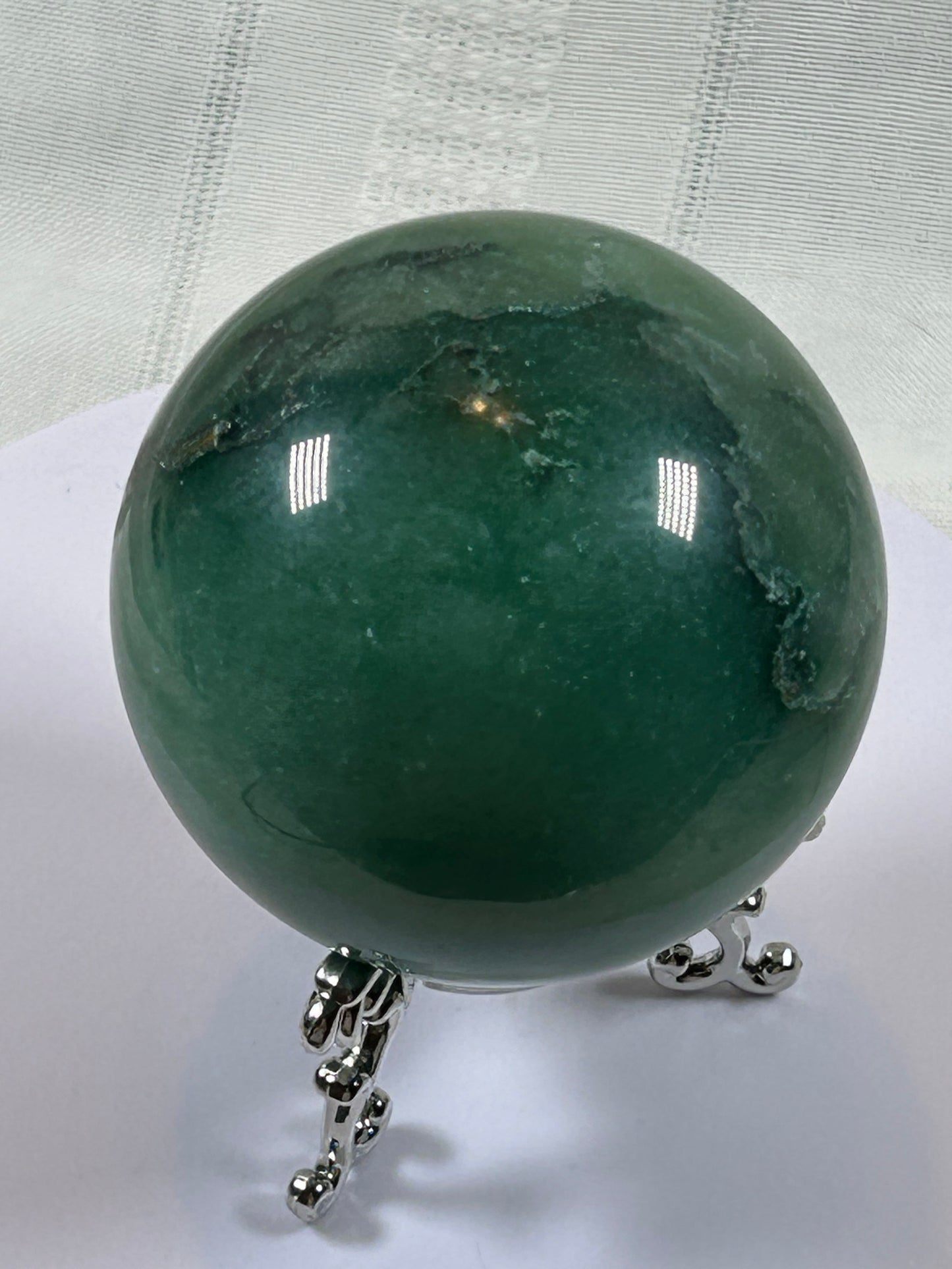 (#159) - GREEN AVENTURINE SPHERE POLISHED - NEW