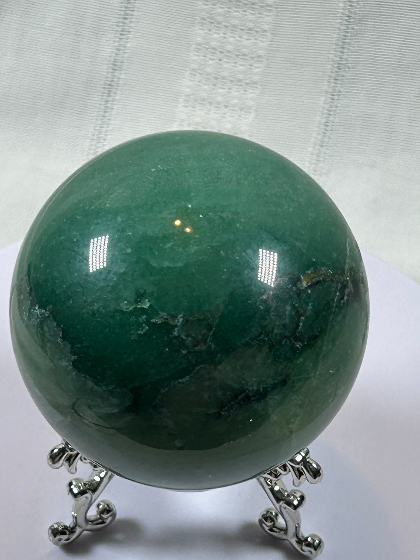 (#159) - GREEN AVENTURINE SPHERE POLISHED - NEW