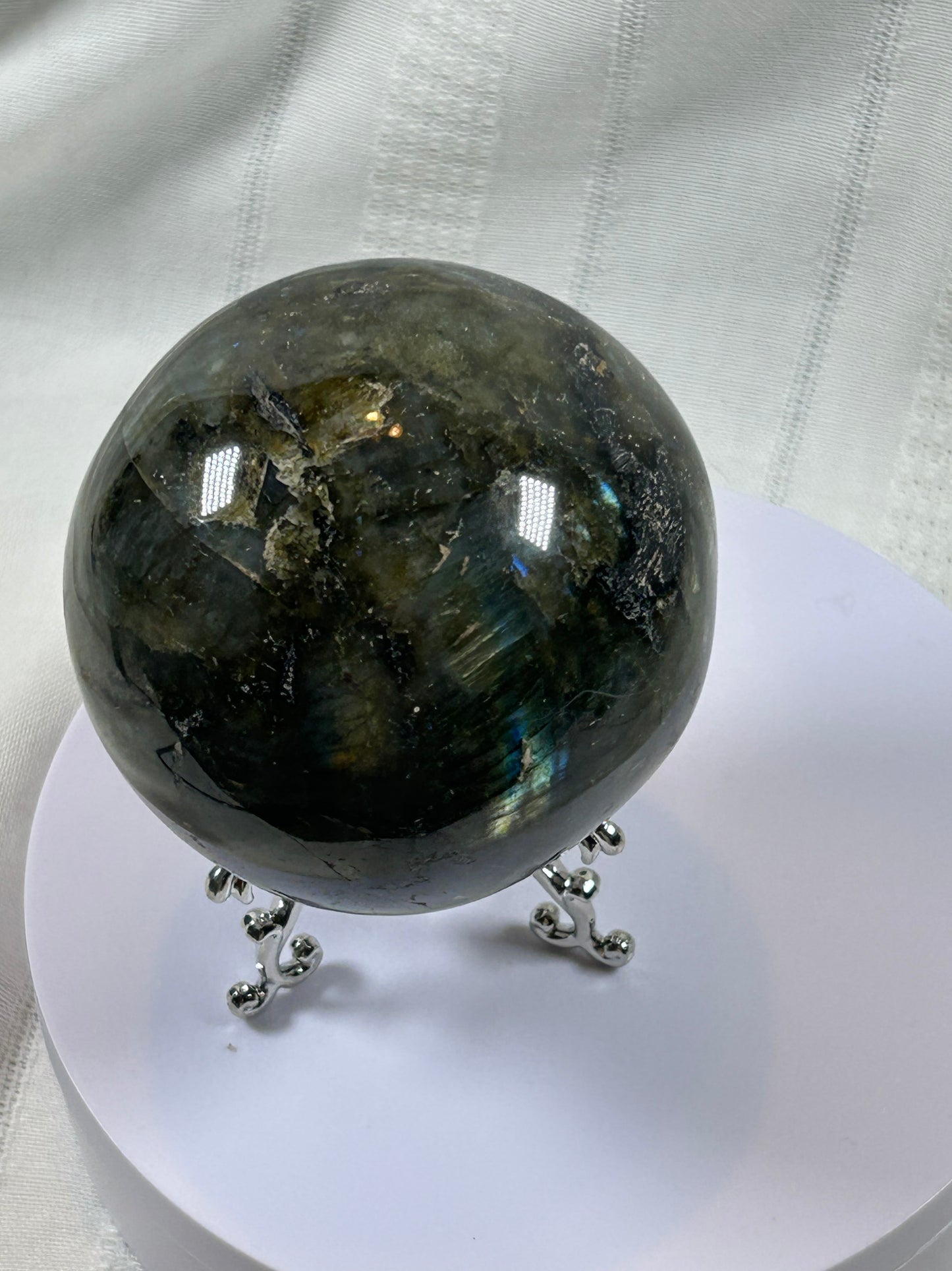 (#153) - LABRADORITE SPHERE POLISHED - NEW