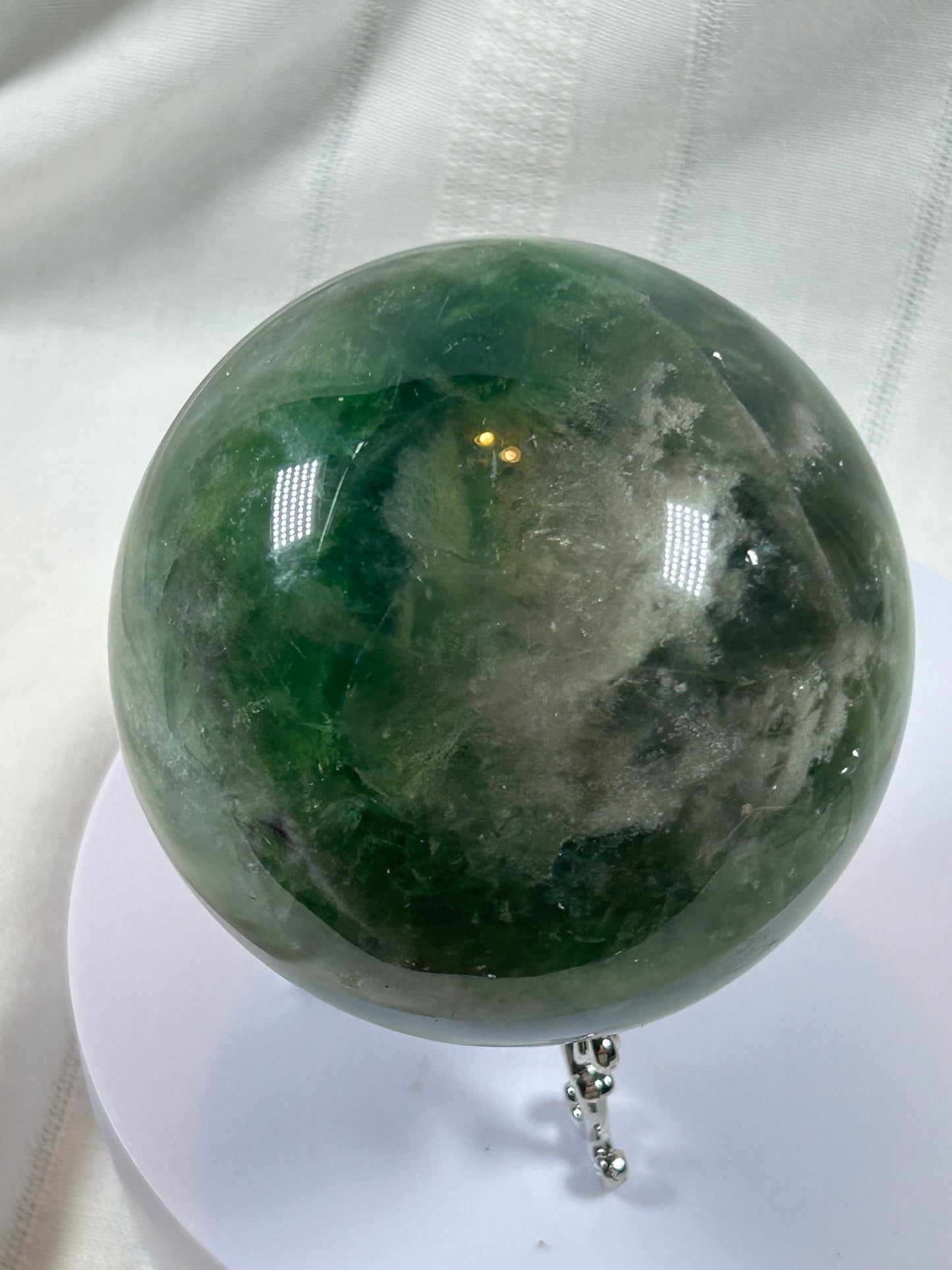 (#155) - FLUORITE SPHERE POLISHED - NEW