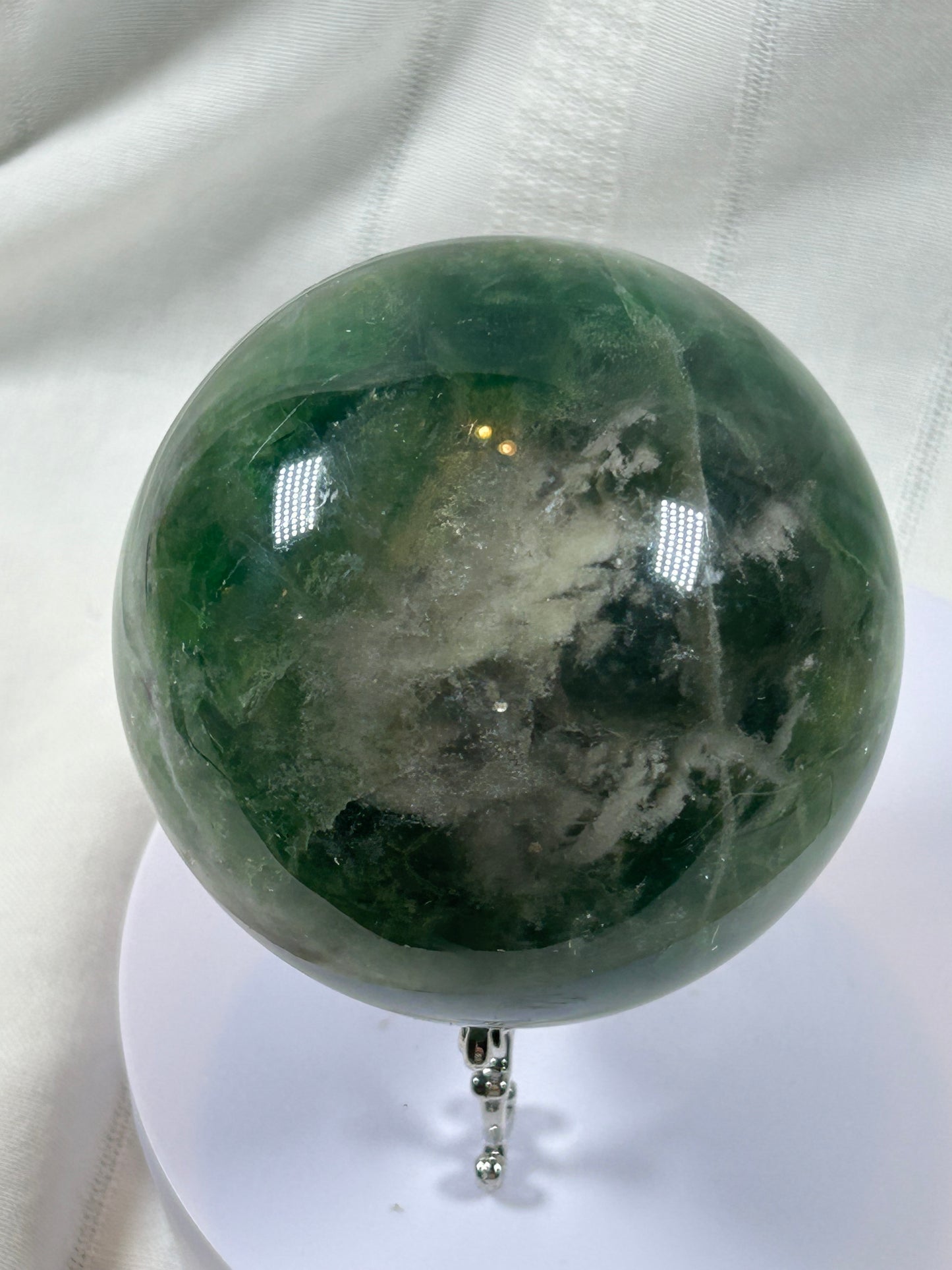 (#155) - FLUORITE SPHERE POLISHED - NEW