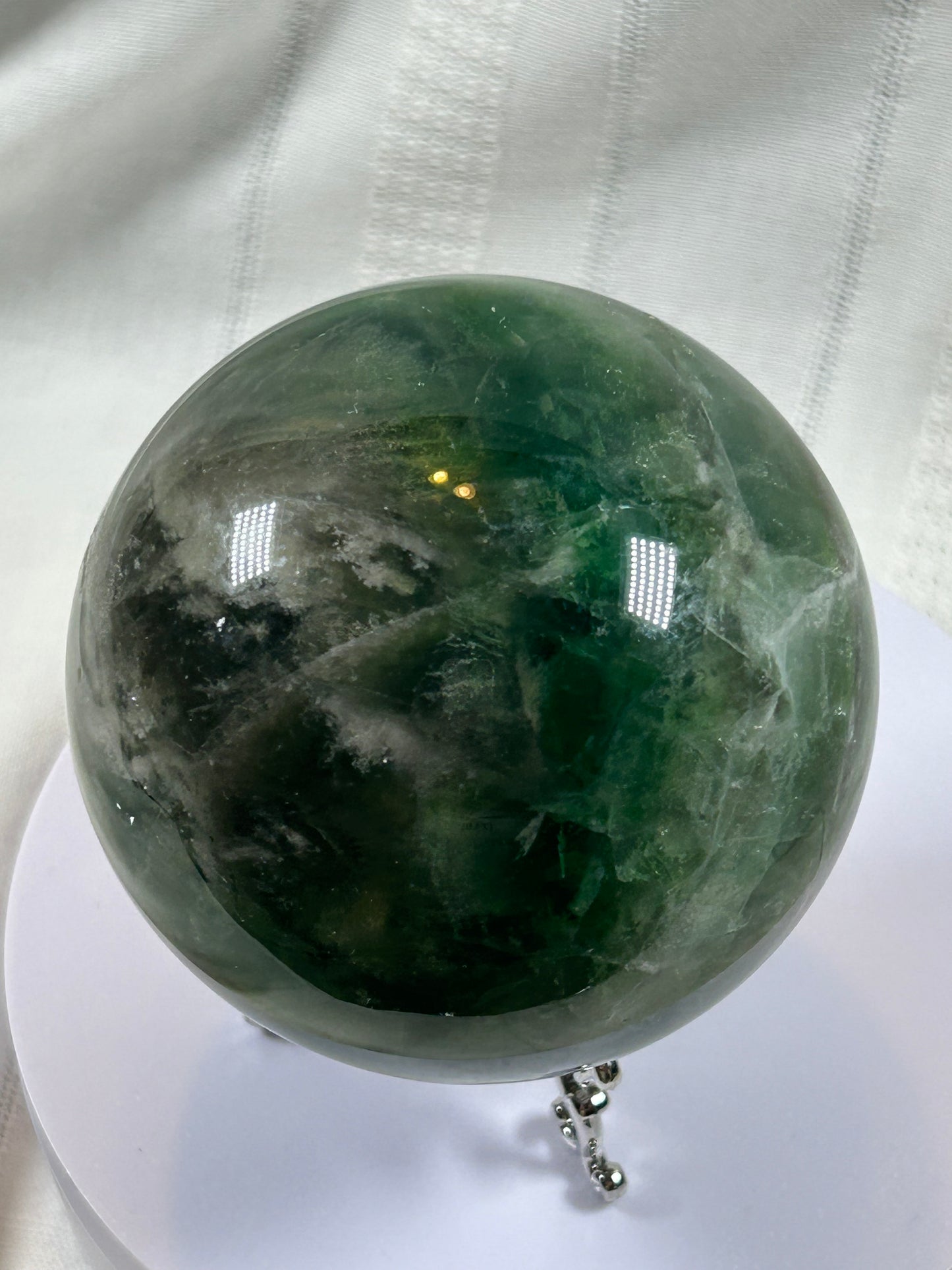 (#155) - FLUORITE SPHERE POLISHED - NEW