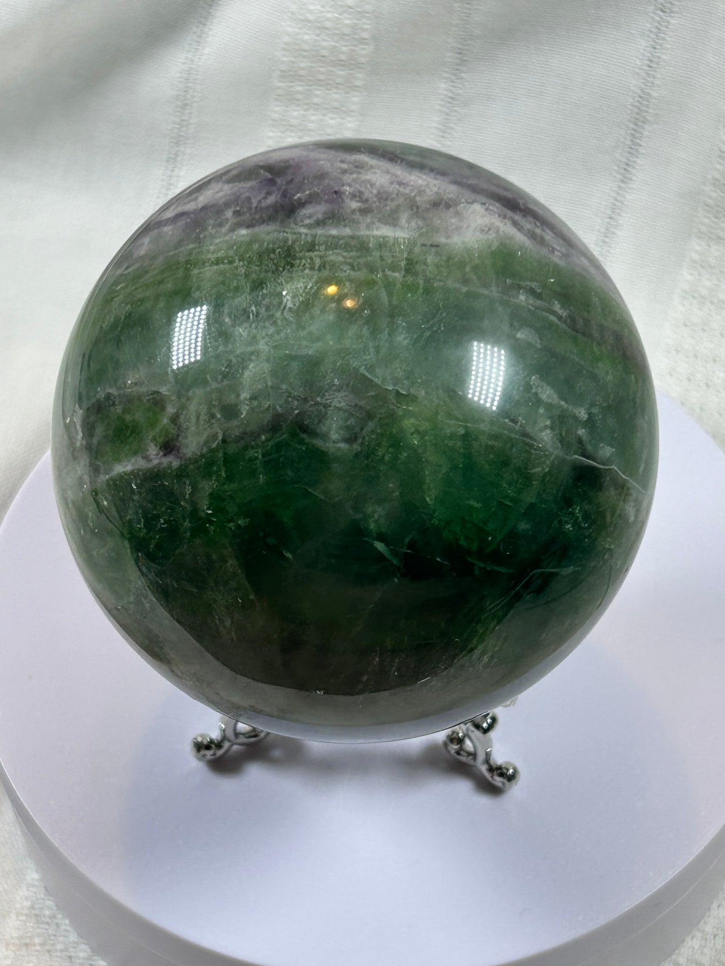 (#155) - FLUORITE SPHERE POLISHED - NEW