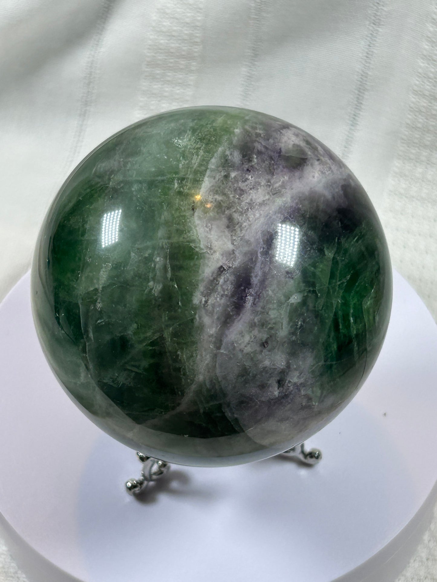 (#155) - FLUORITE SPHERE POLISHED - NEW