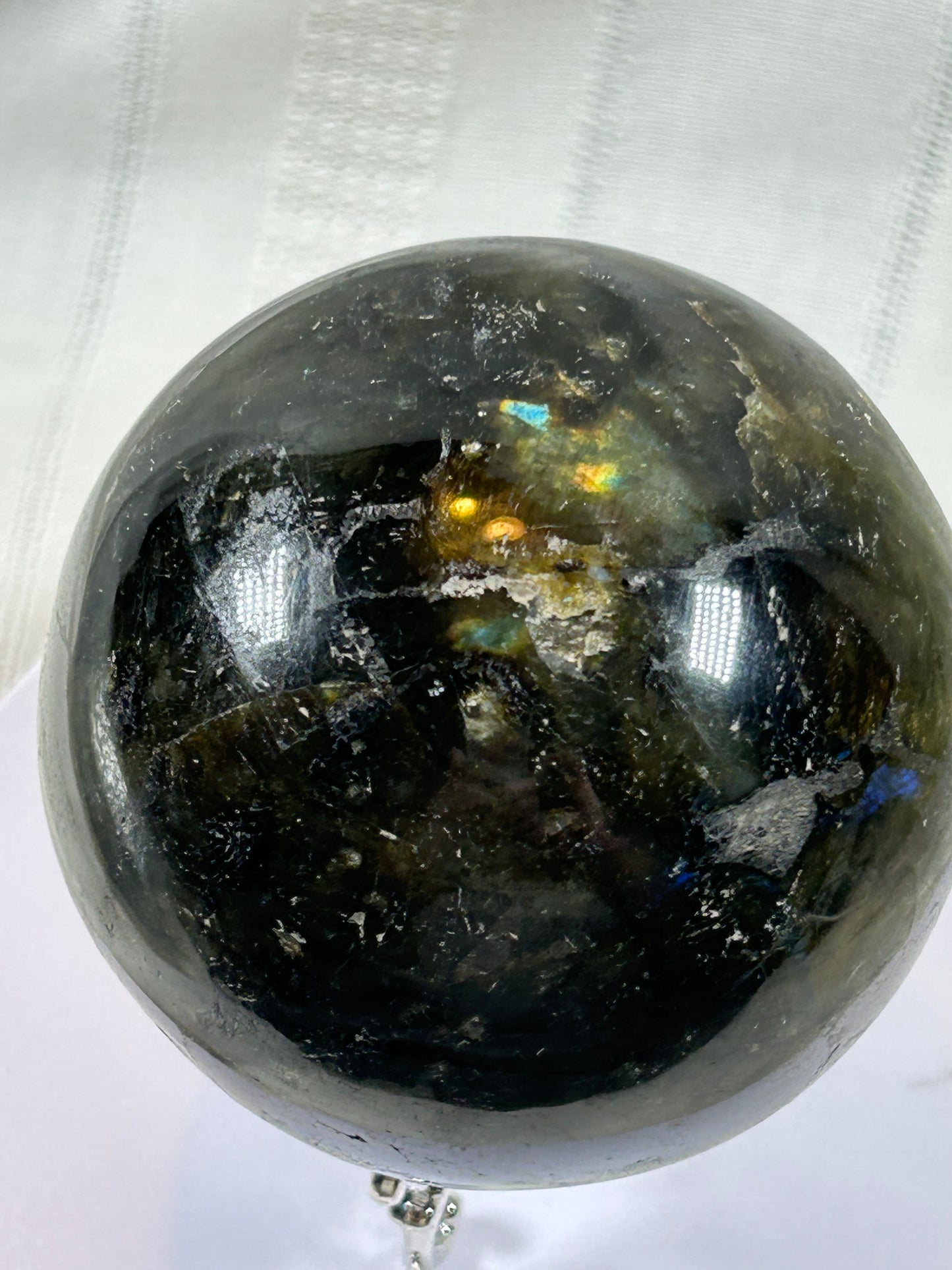 (#156) - LABRADORITE SPHERE POLISHED - NEW
