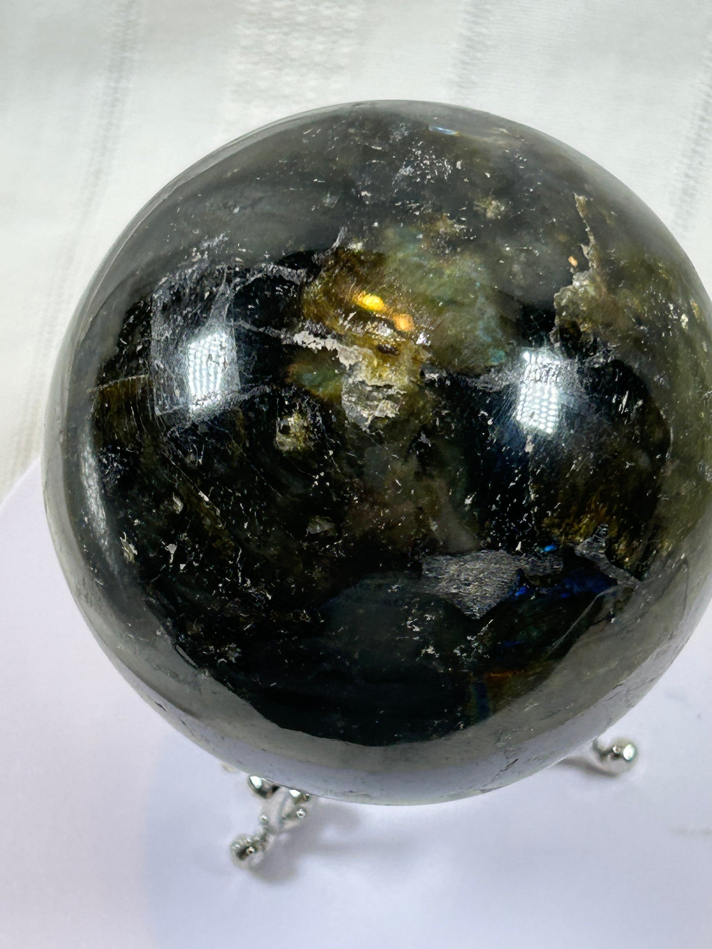 (#156) - LABRADORITE SPHERE POLISHED - NEW