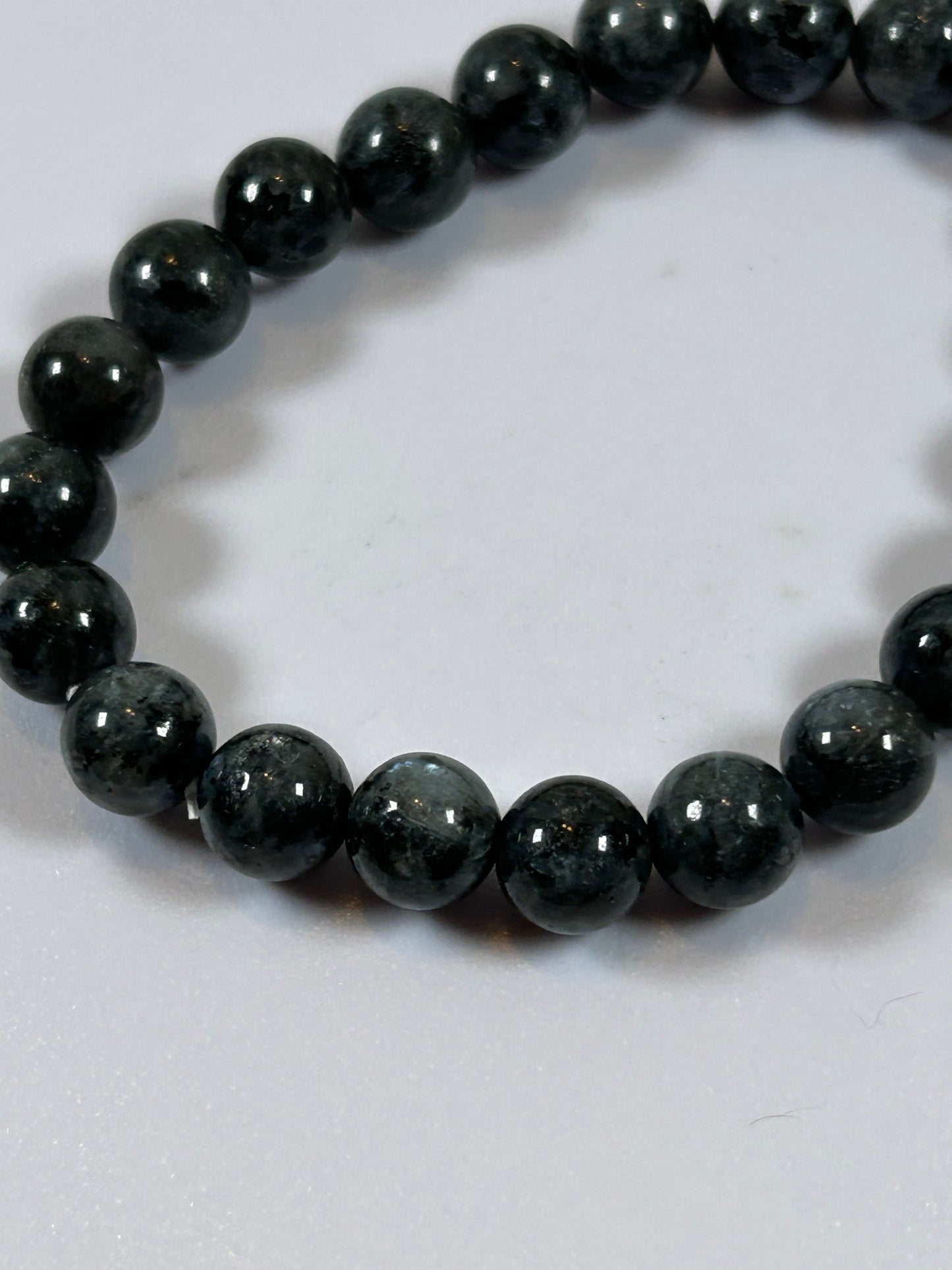 (#186) - BLACK OBSIDIAN CRYSTAL BRACELET - NEW