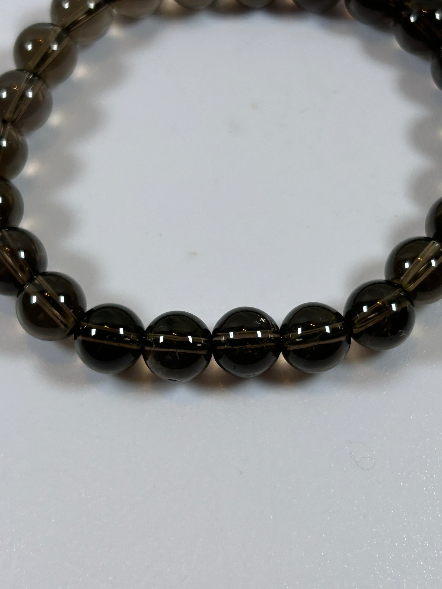 (#167) - SMOKY QUARTZ CRYSTAL BRACELET - NEW