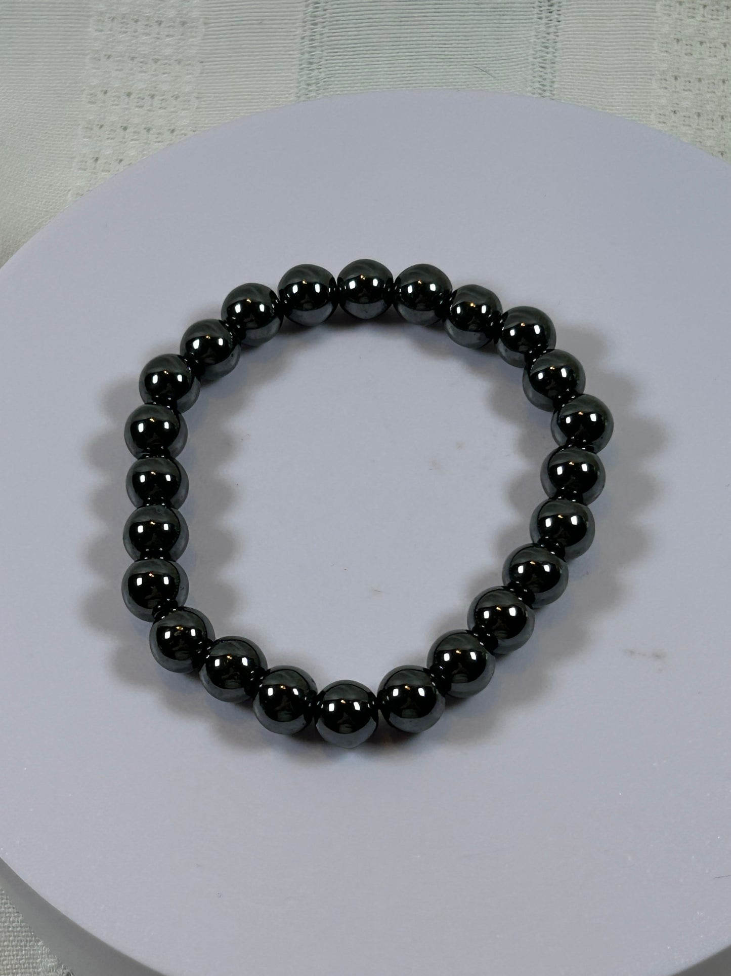 (#170) - HEMATITE CRYSTAL BRACELET - NEW