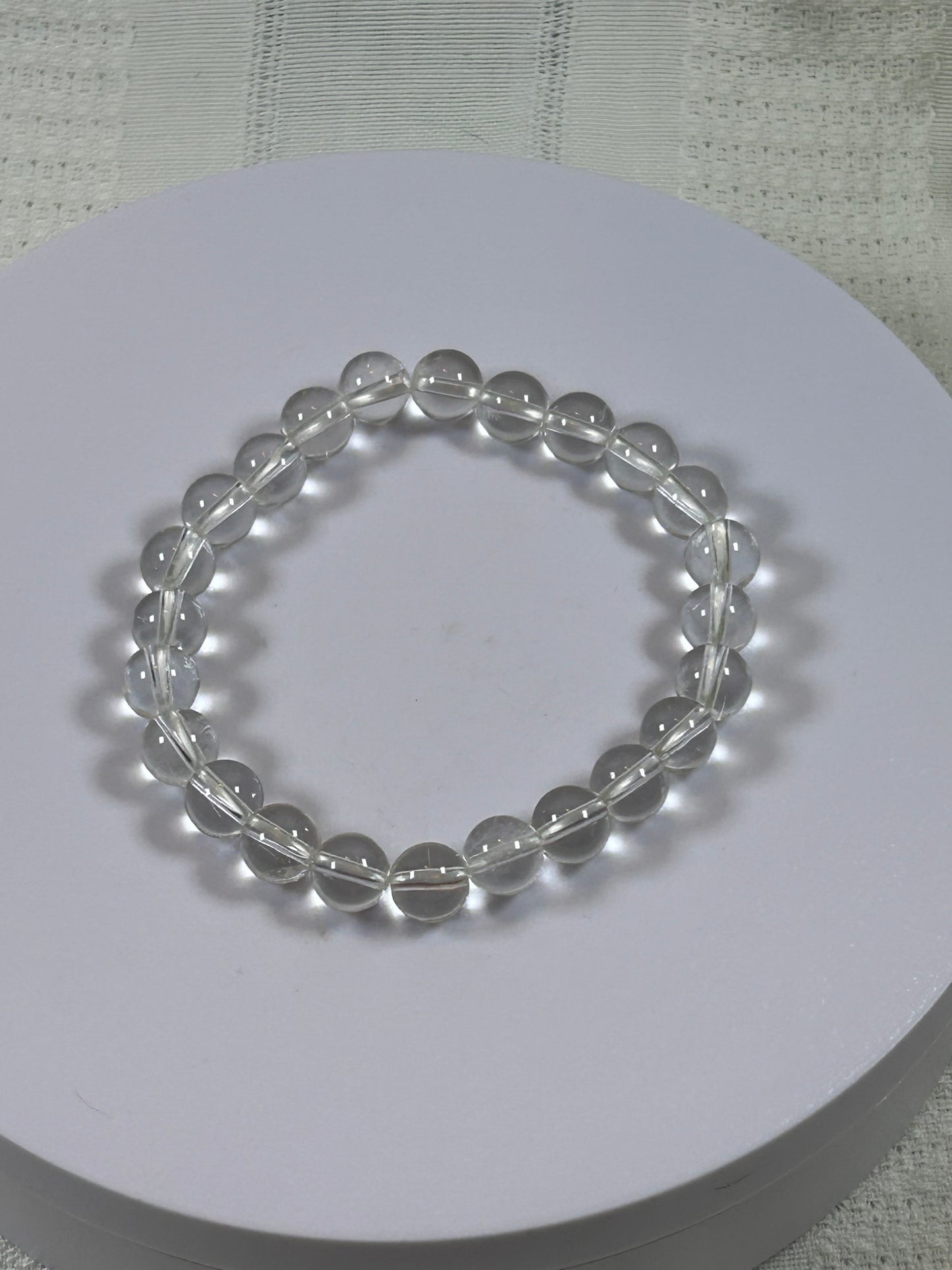 (#173) - CLEAR QUARTZ CRYSTAL BRACELET - NEW