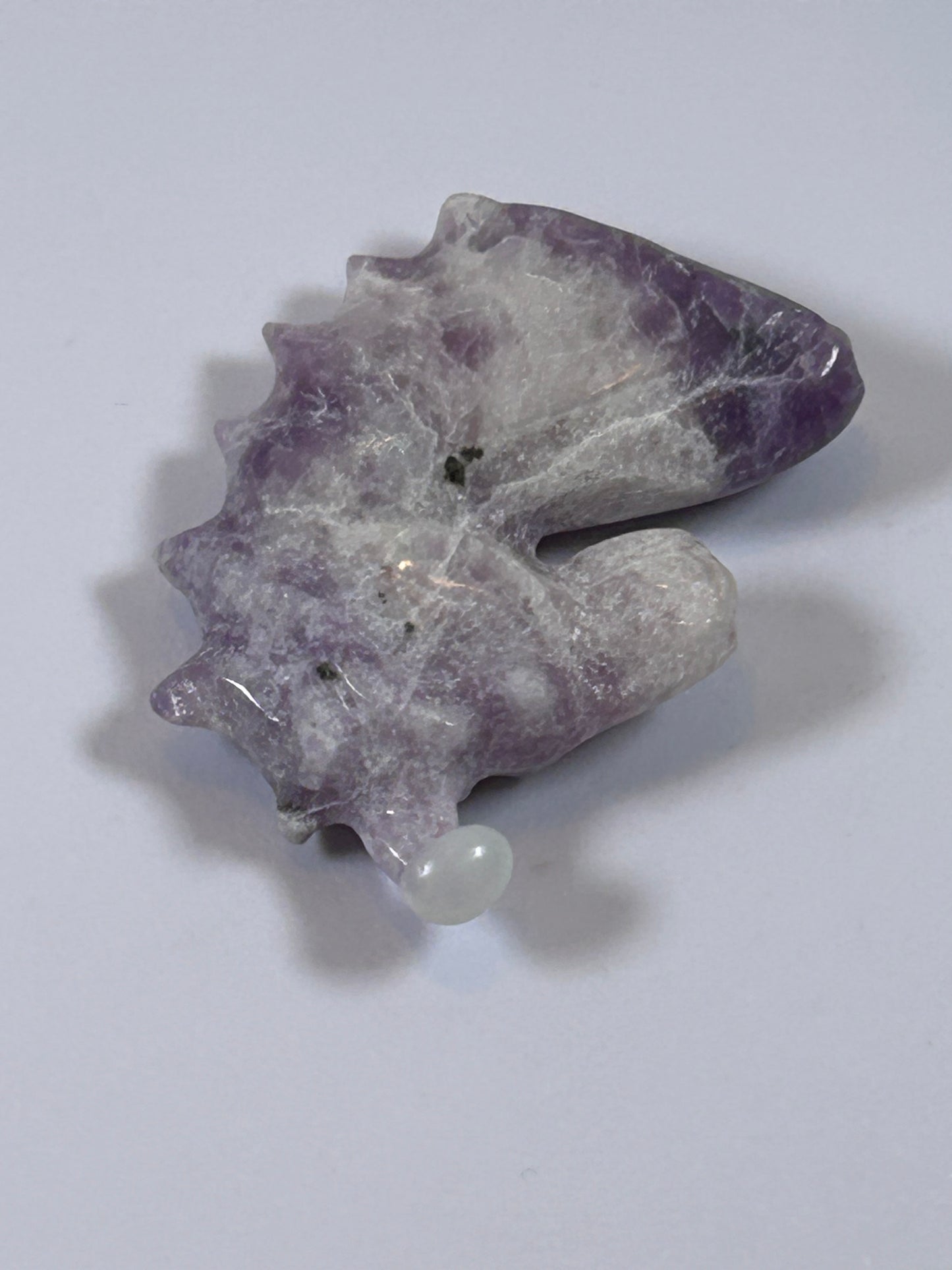 (#220) - DREAM AMETHYST UNICORN CARVING - NEW