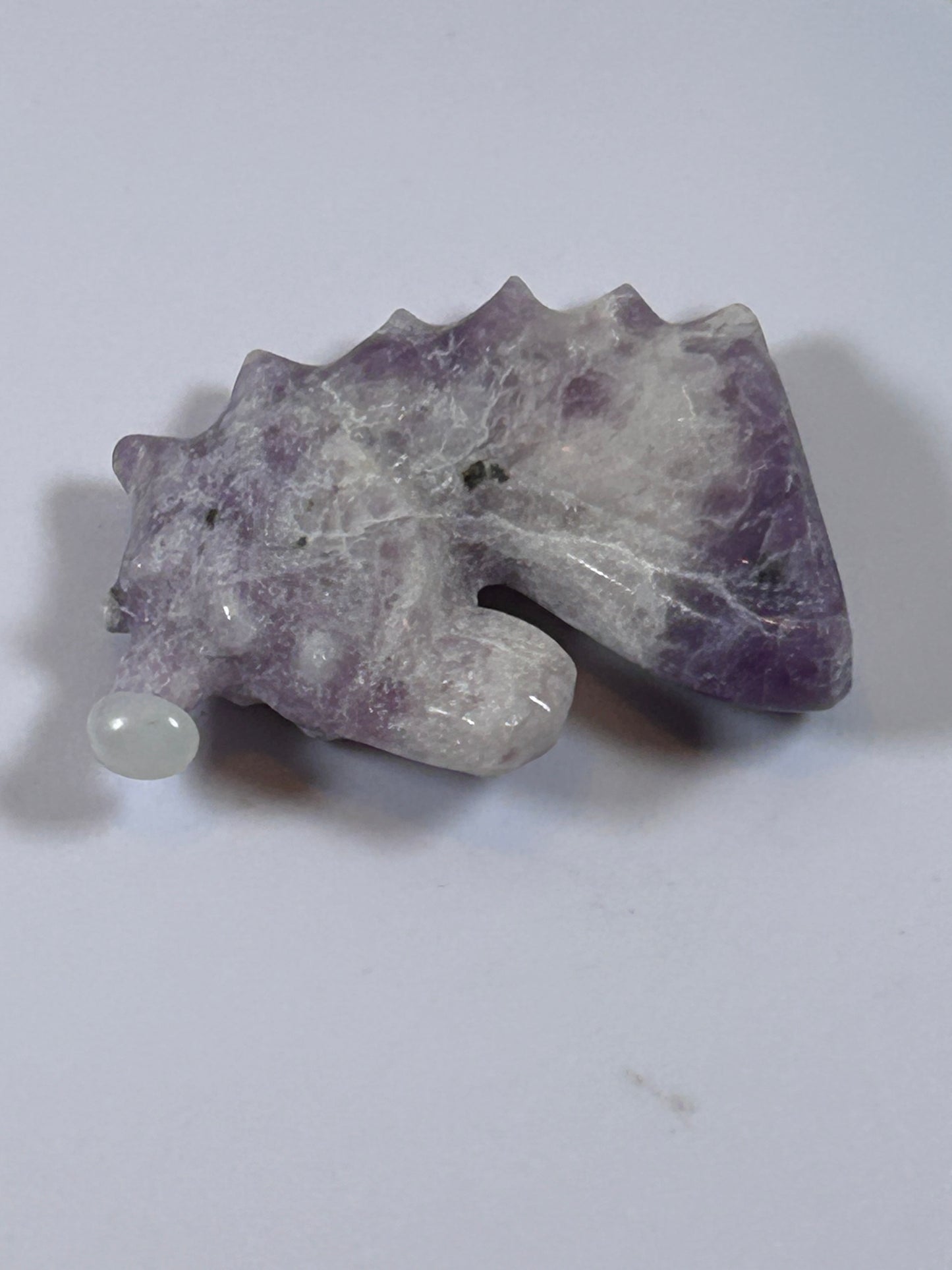 (#220) - DREAM AMETHYST UNICORN CARVING - NEW