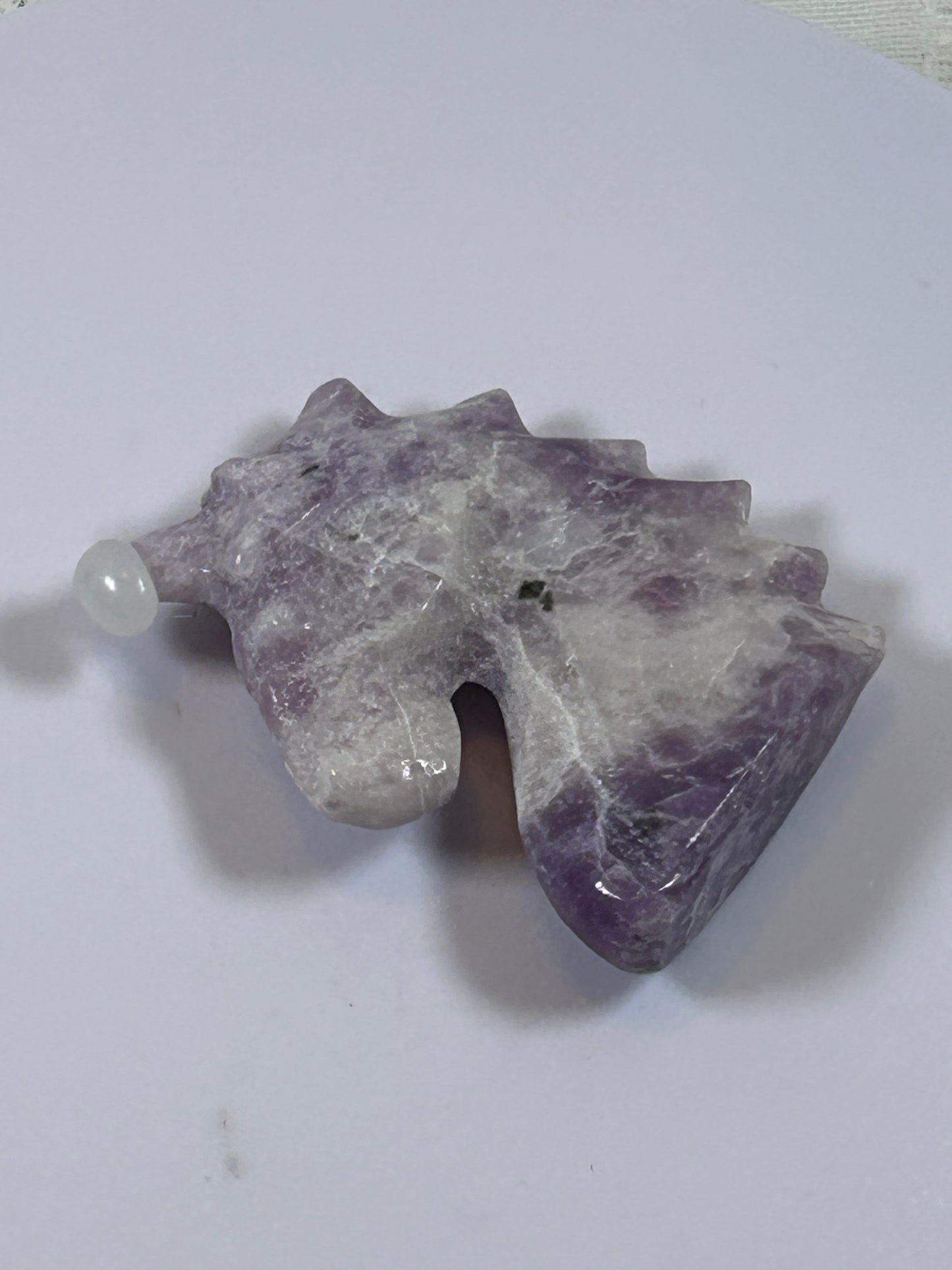(#220) - DREAM AMETHYST UNICORN CARVING - NEW