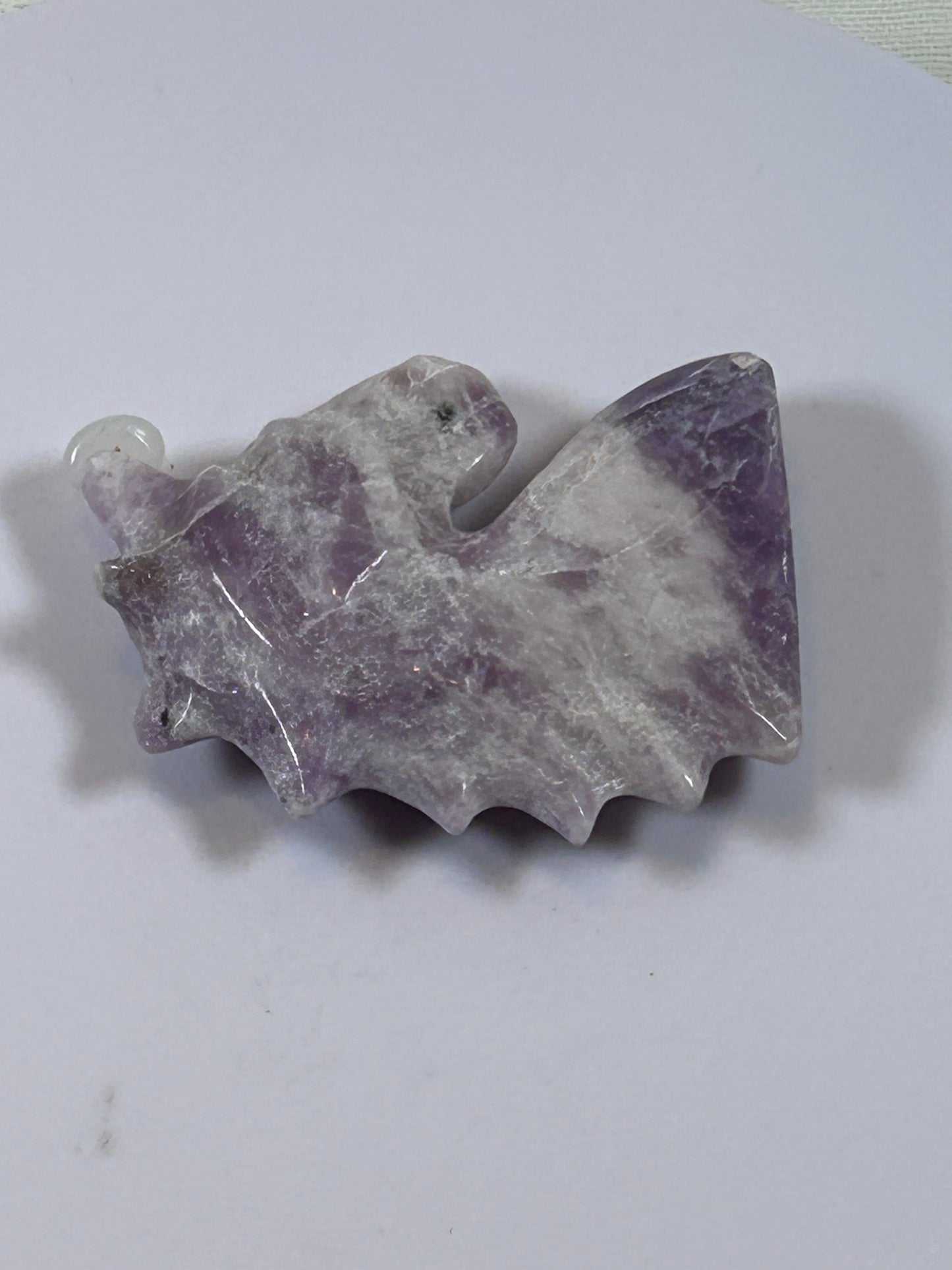 (#220) - DREAM AMETHYST UNICORN CARVING - NEW
