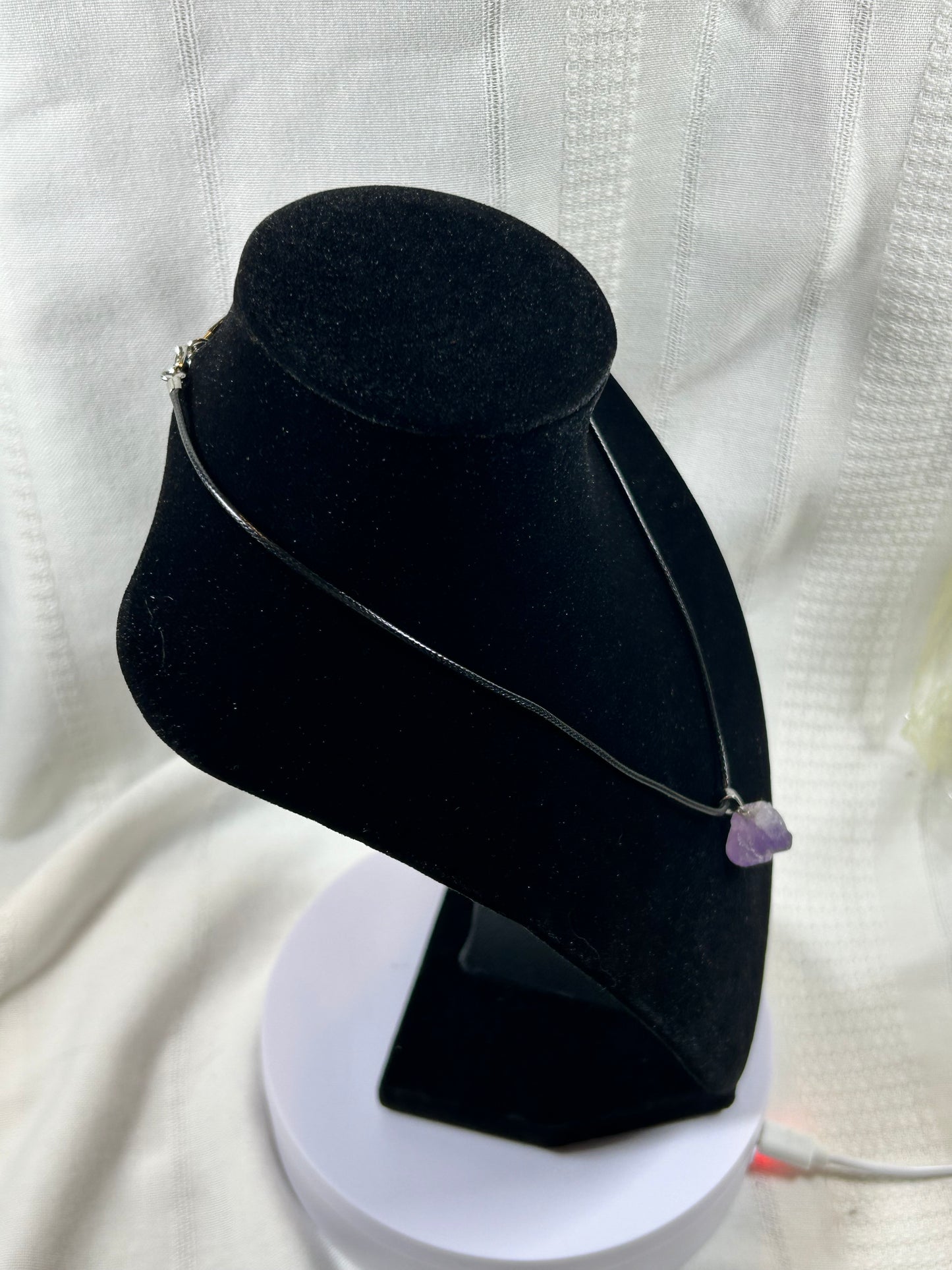 (#219) - AMETHYST CLUSTER PENDANT - NEW