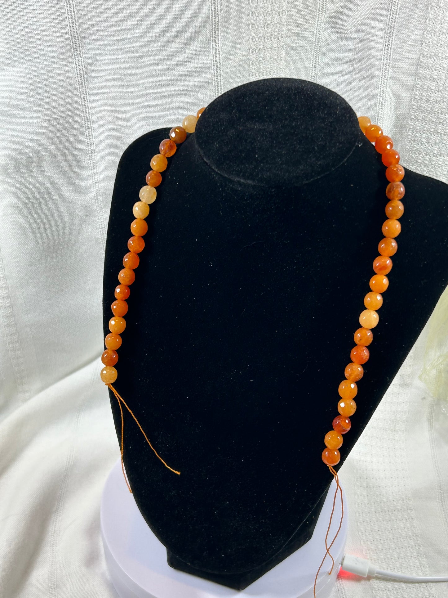 (#221) - CARNELIAN NECKLACE STRAND - NEW
