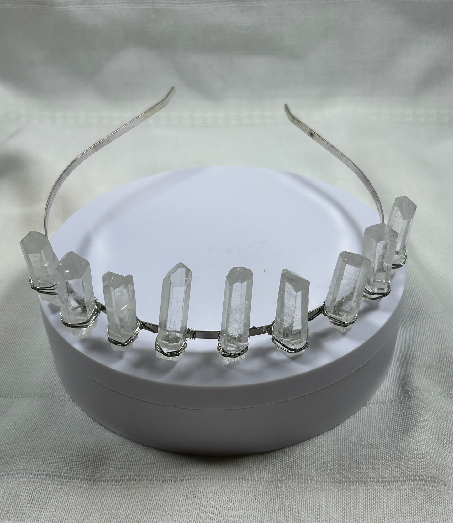 (#1237) - Clear Quartz Crown - New