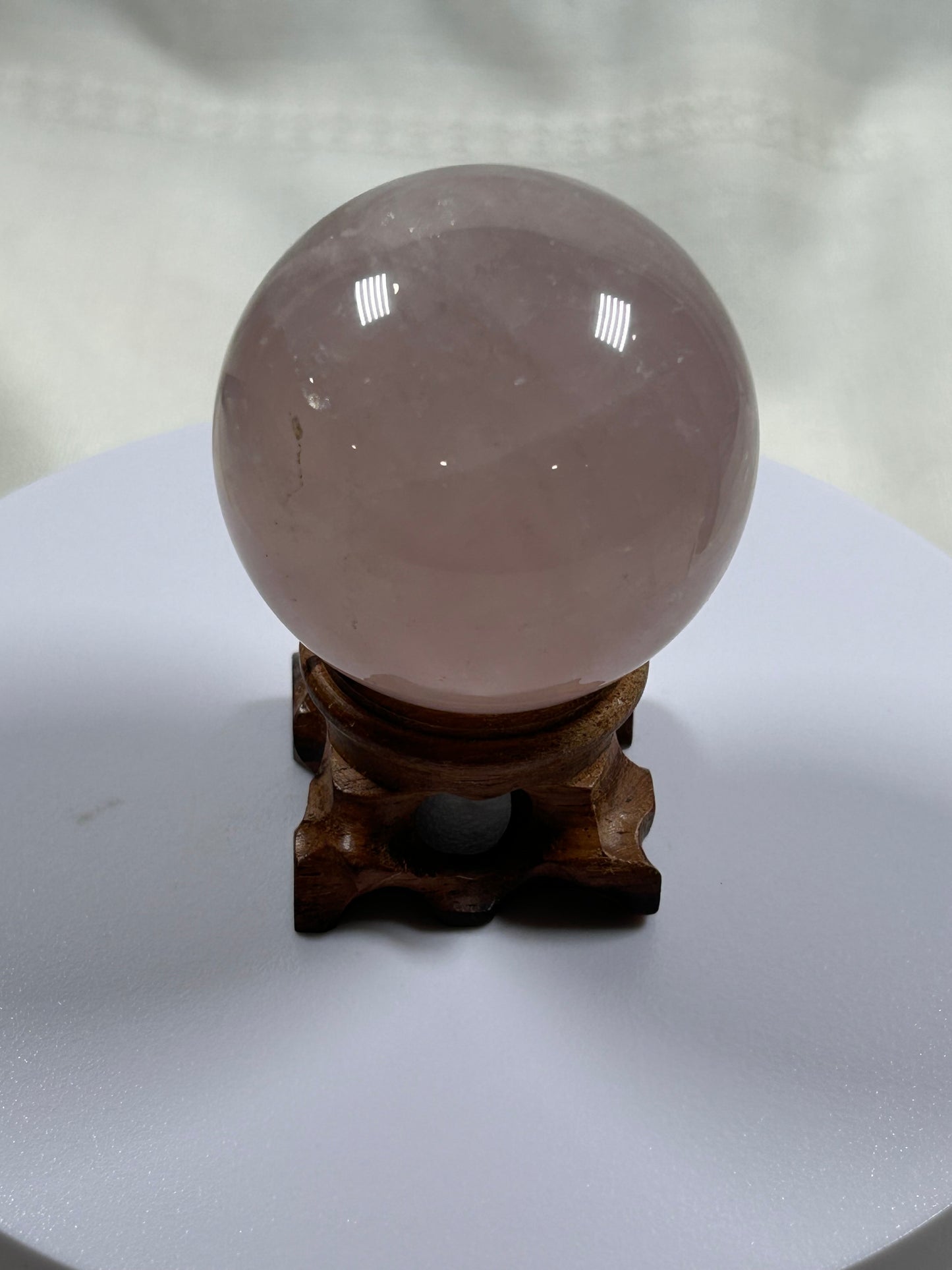 (#281) - Rose Quartz Sphere - New