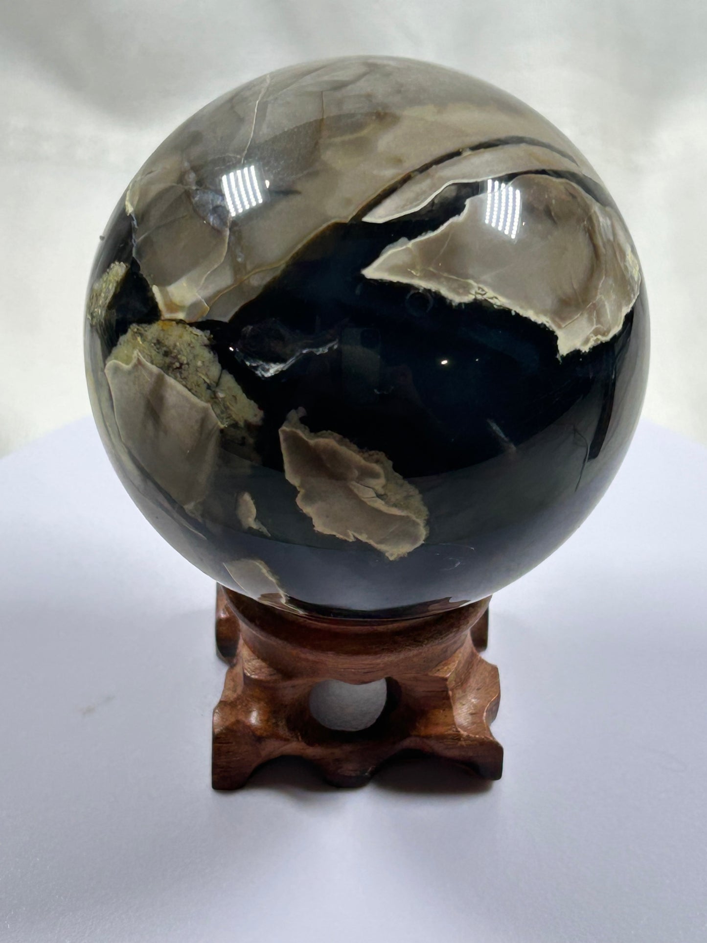 (#275) - Volcano Agate Sphere - New