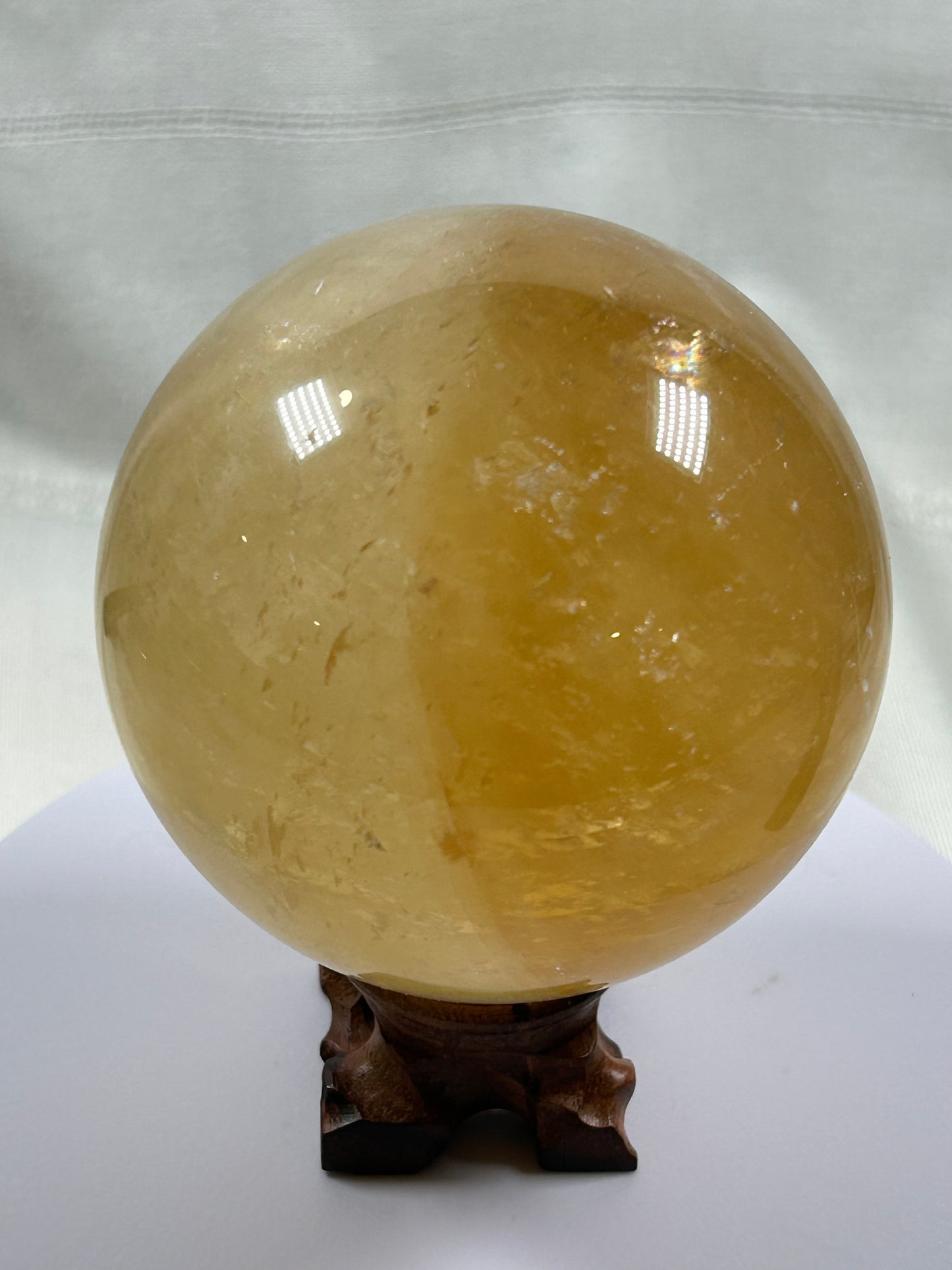 (#488) - Honey Calcite Sphere - New