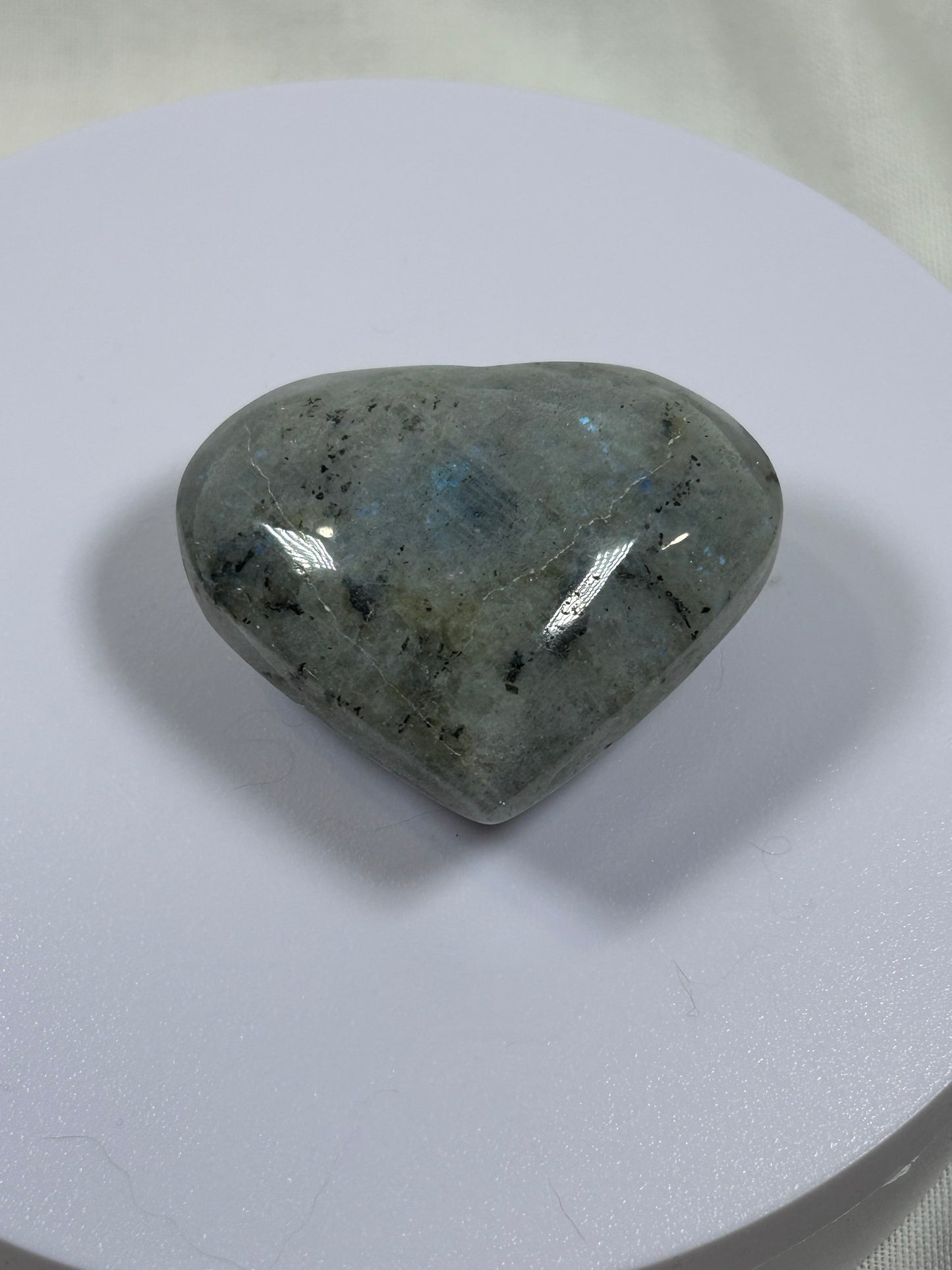 (#857) - Labradorite Heart - New