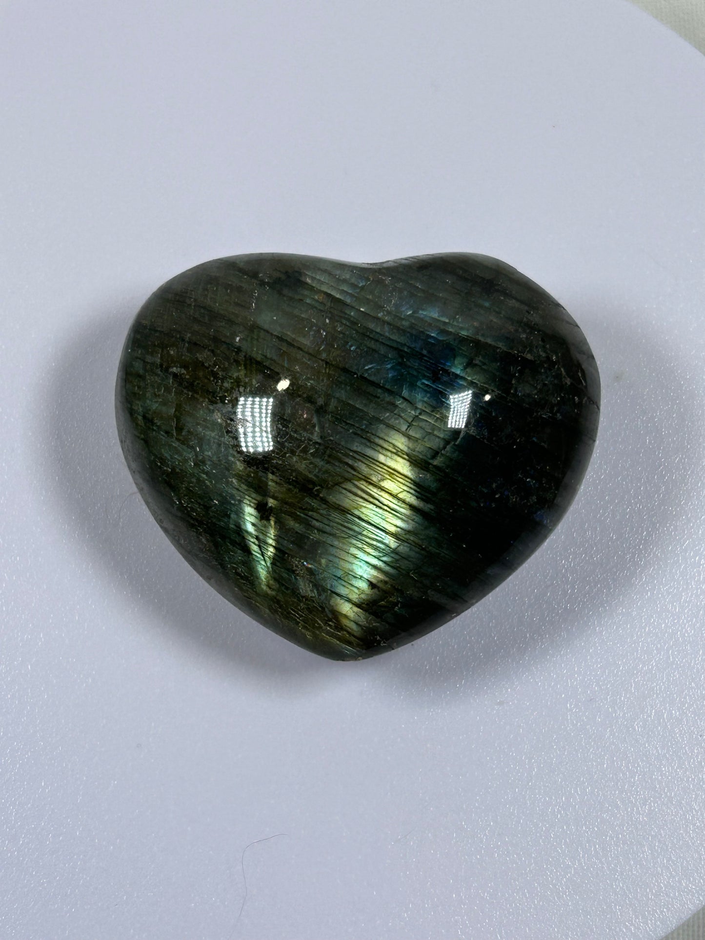 (#845) - Labradorite Heart - New