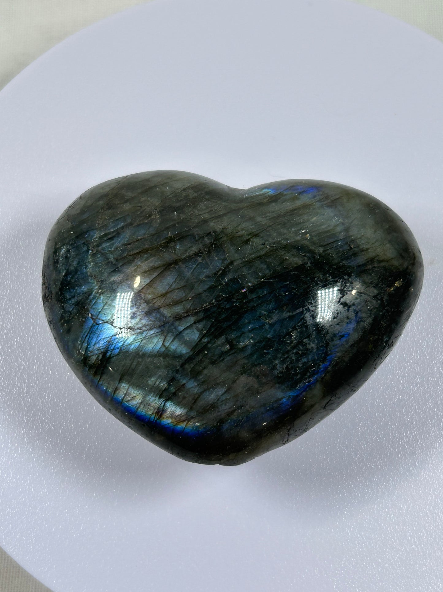 (#840) - Labradorite Heart - New