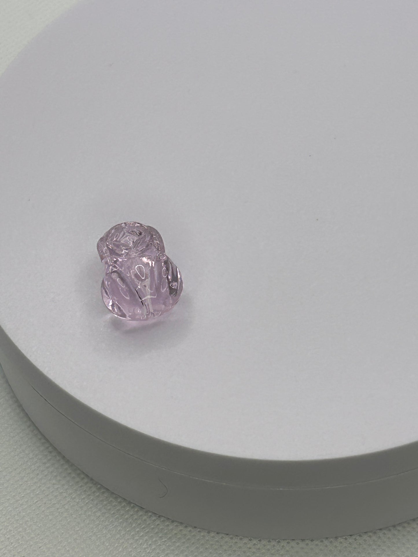 (#49) - ROSE QUARTZ PIXIU CARVING - NEW