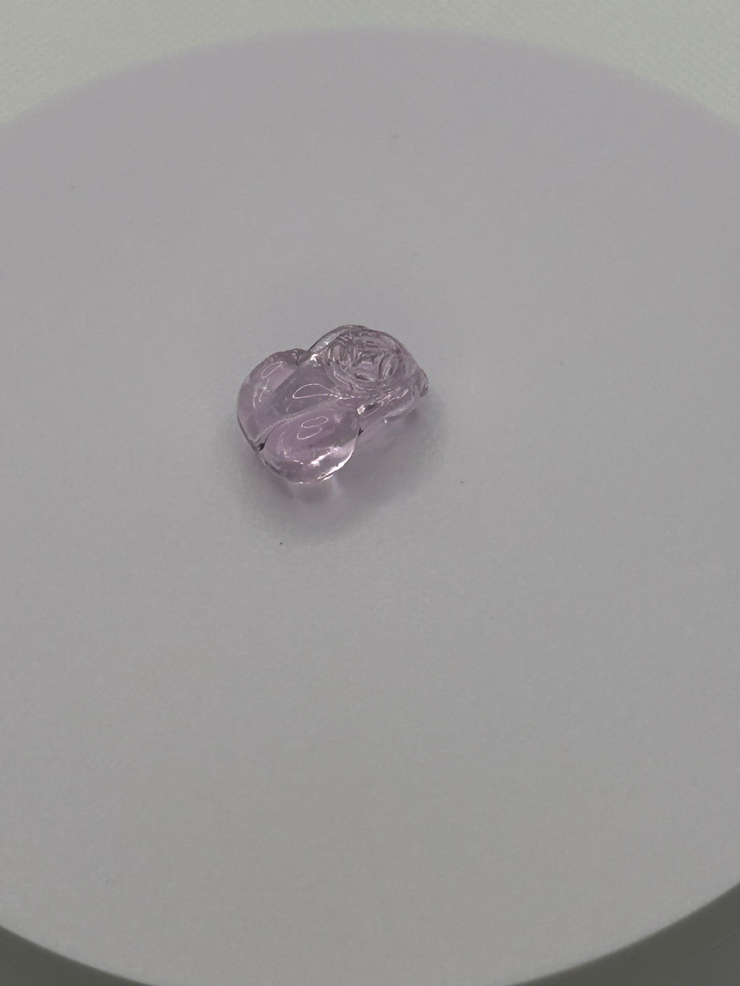(#49) - ROSE QUARTZ PIXIU CARVING - NEW