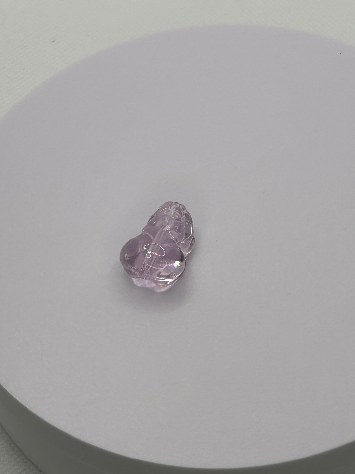 (#49) - ROSE QUARTZ PIXIU CARVING - NEW