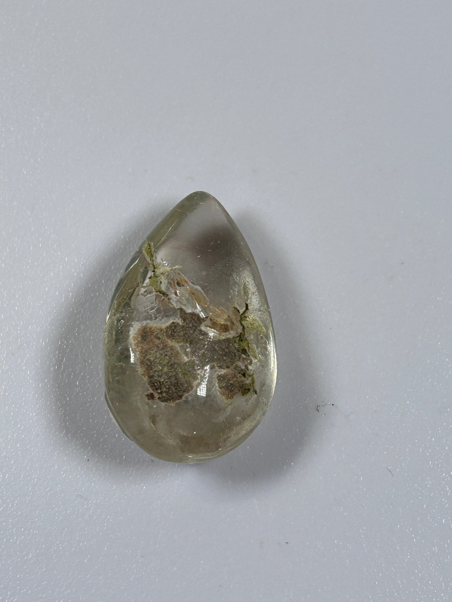 (GQ3) - Garden Quartz Teardrop Pendant - New