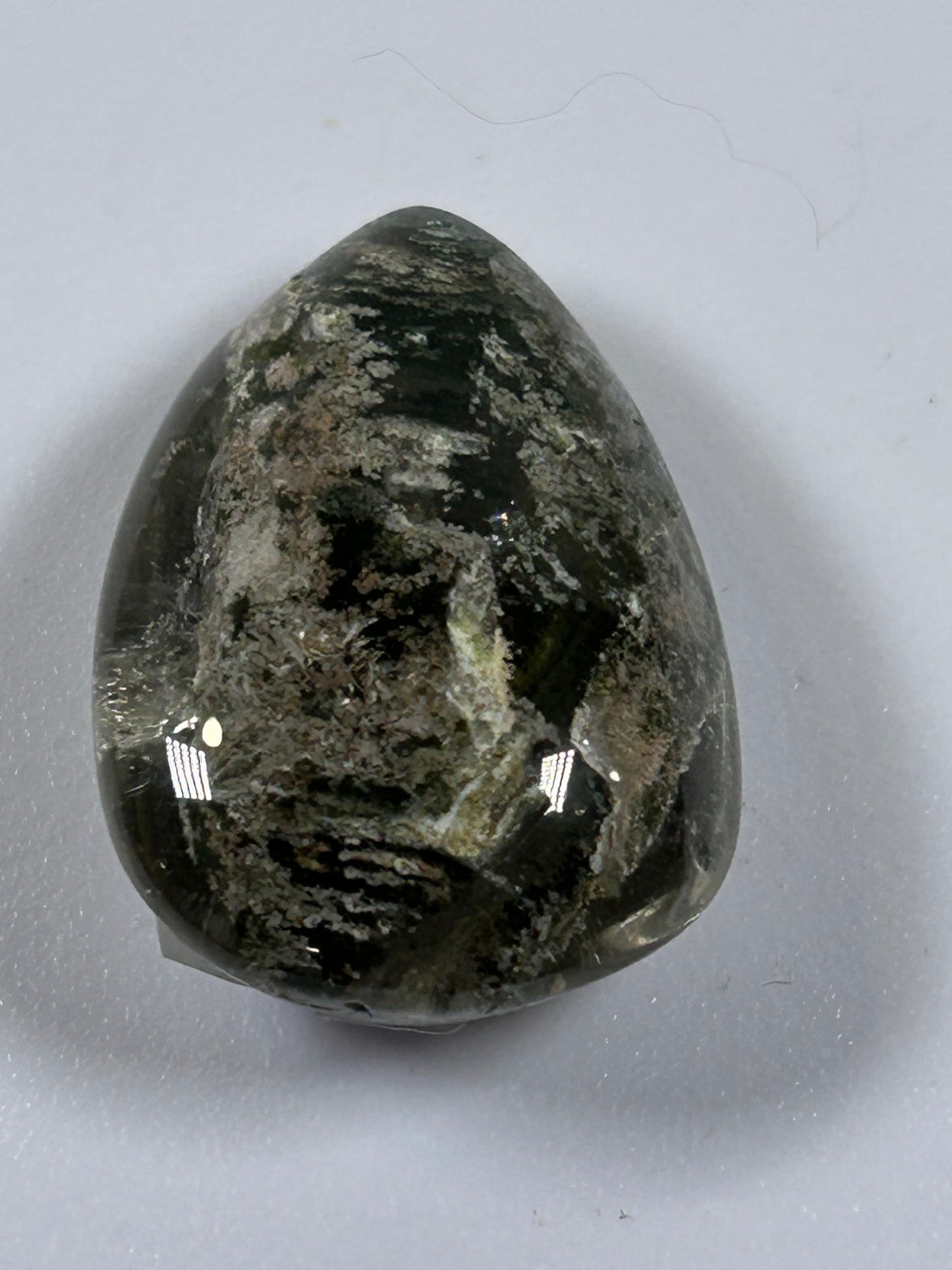 (GQ16) - Garden Quartz Teardrop Pendant - New