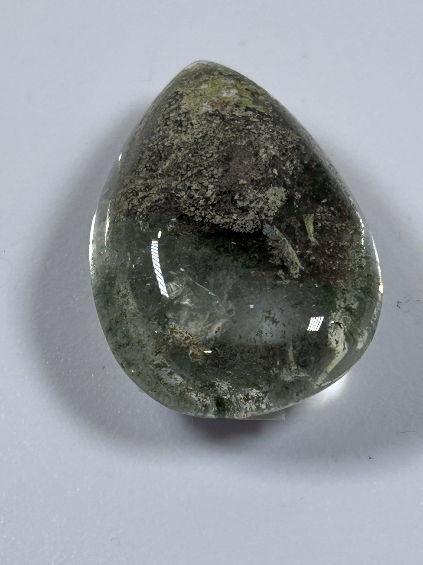 (GQ18) - Garden Quartz Teardrop Pendant - New